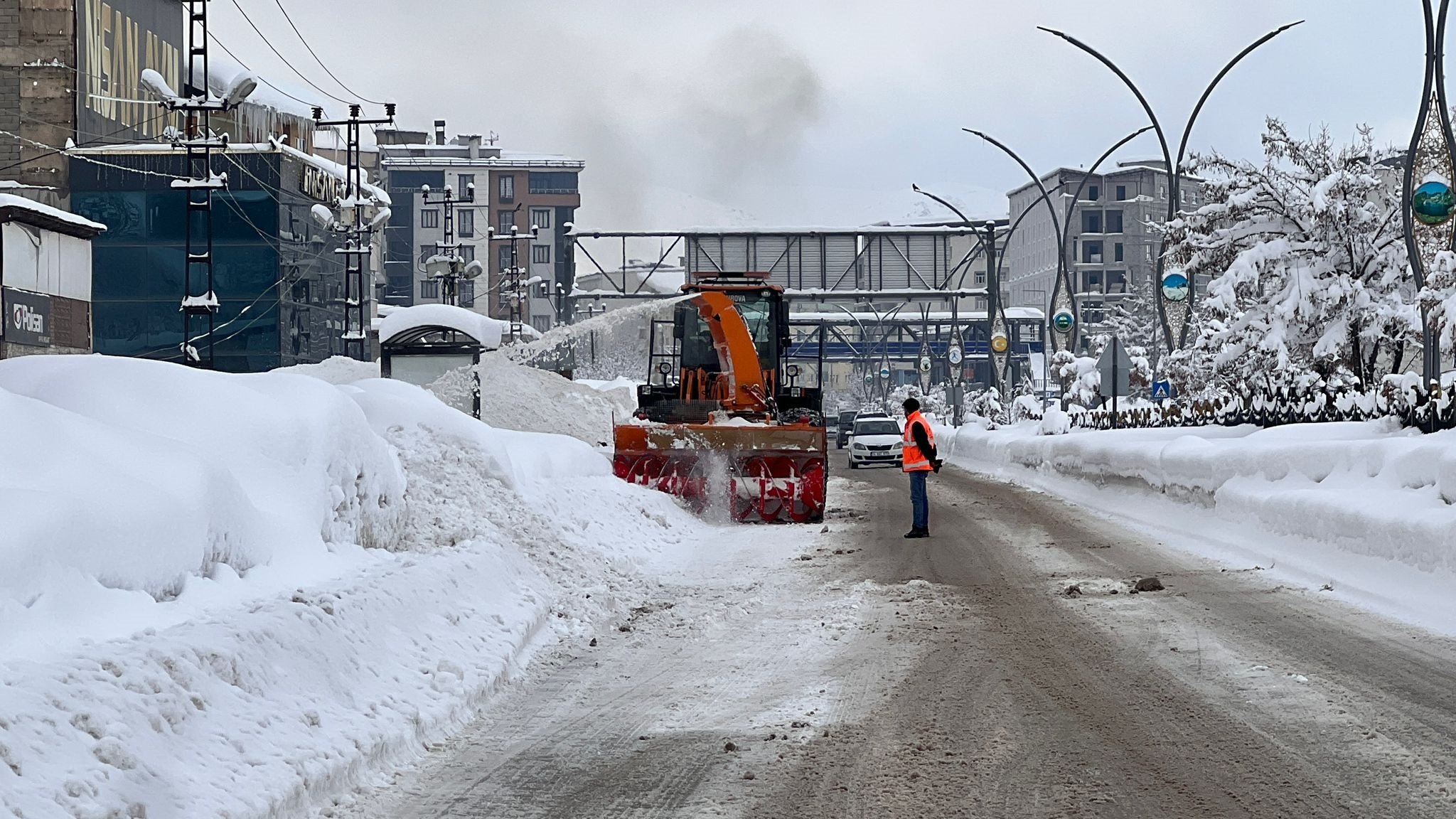 Hakkari kar mücadelesi ekipleri