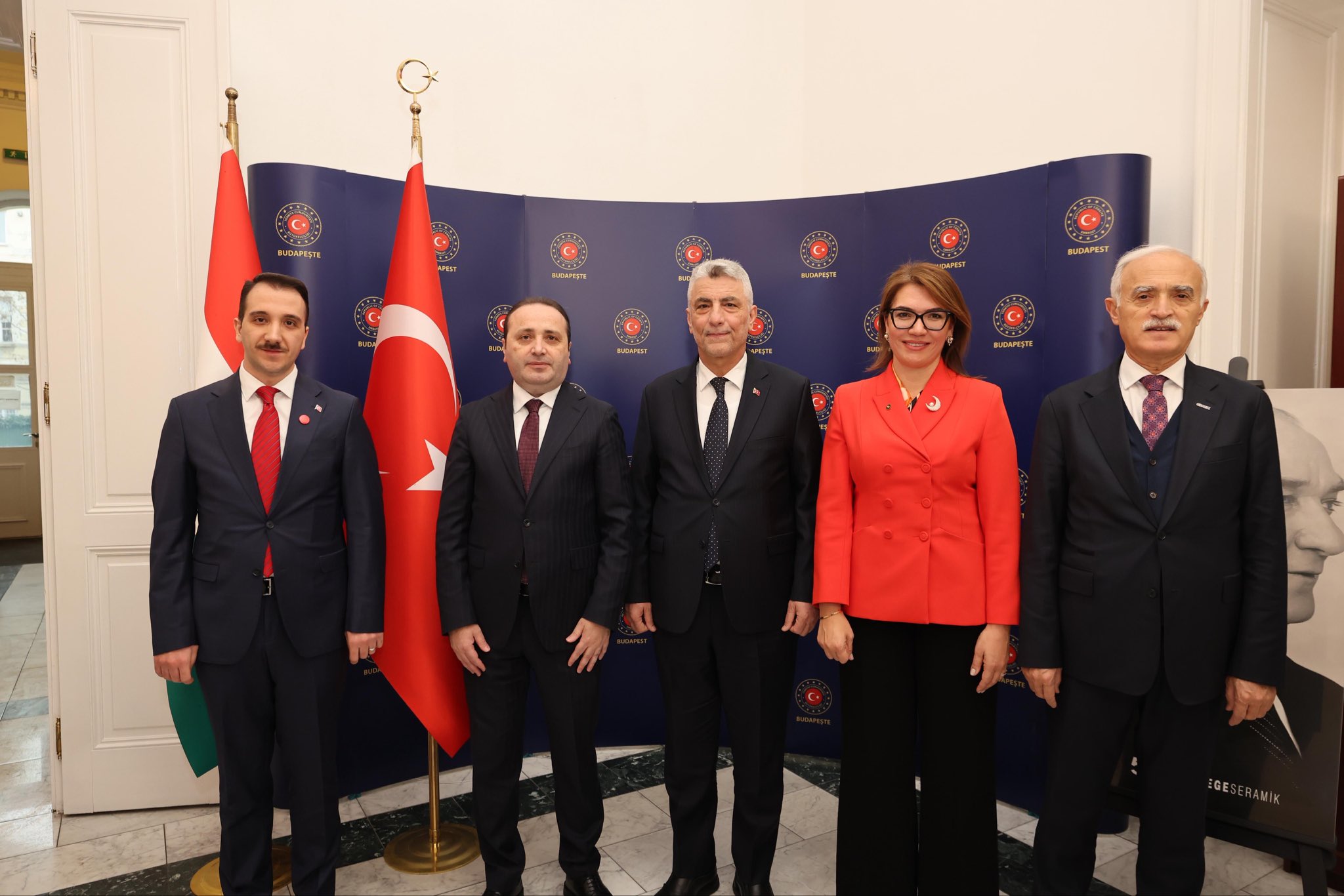 Bakan Ömer Bolat Budapeşte Büyükelçiliği ziyareti