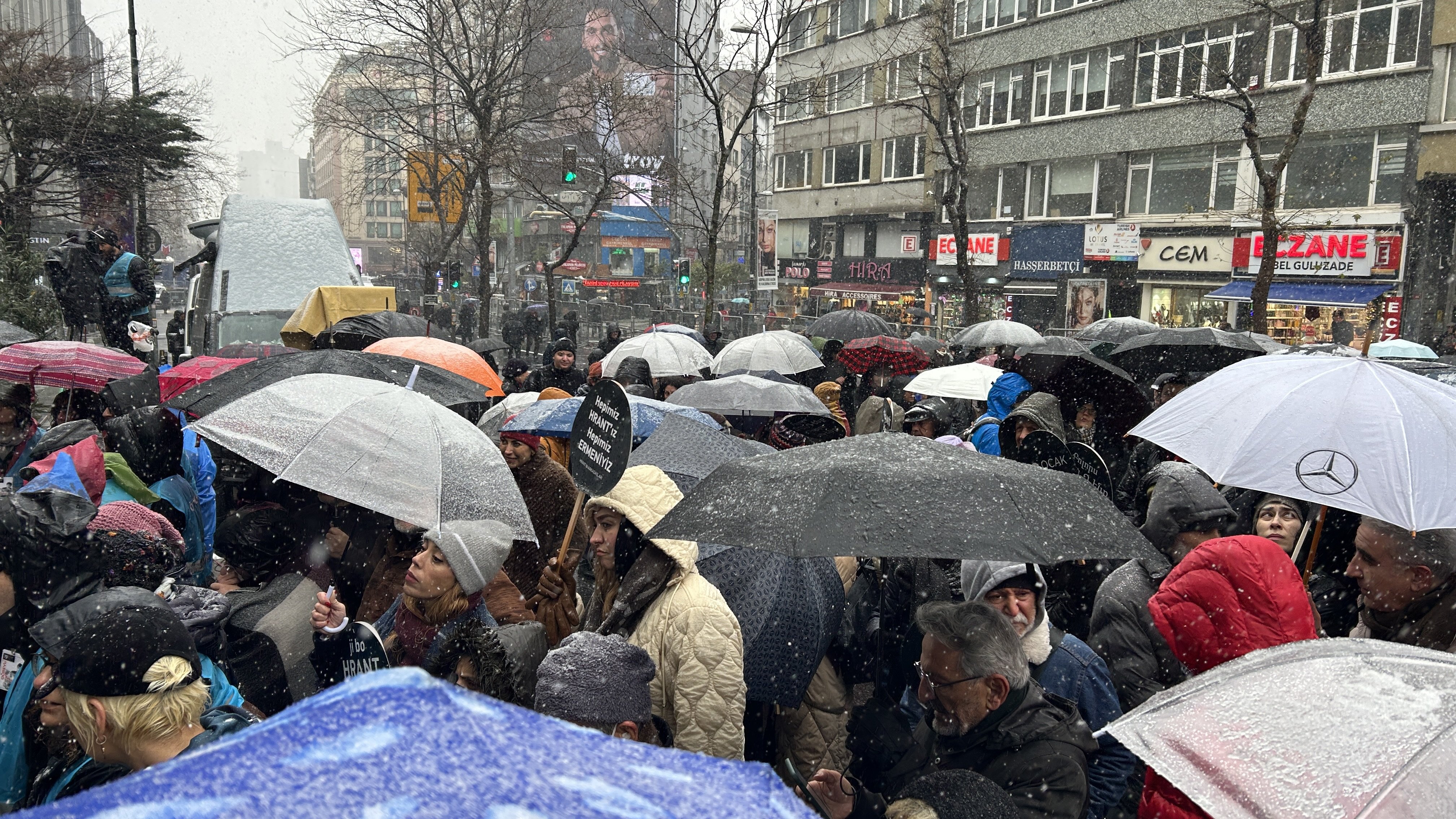 Hrant Dink anma töreni katılımcılar