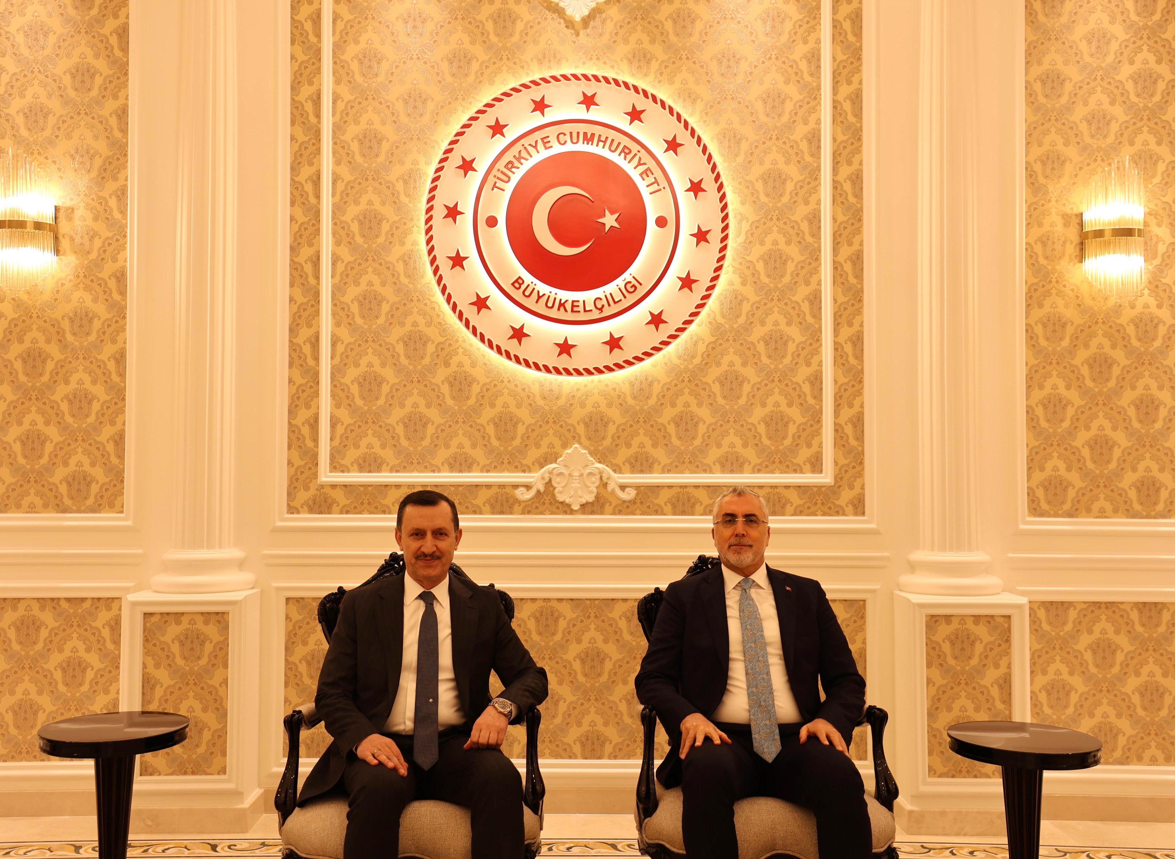 Bakan Vedat Işıkhan Riyad Büyükelçiliği Ziyareti