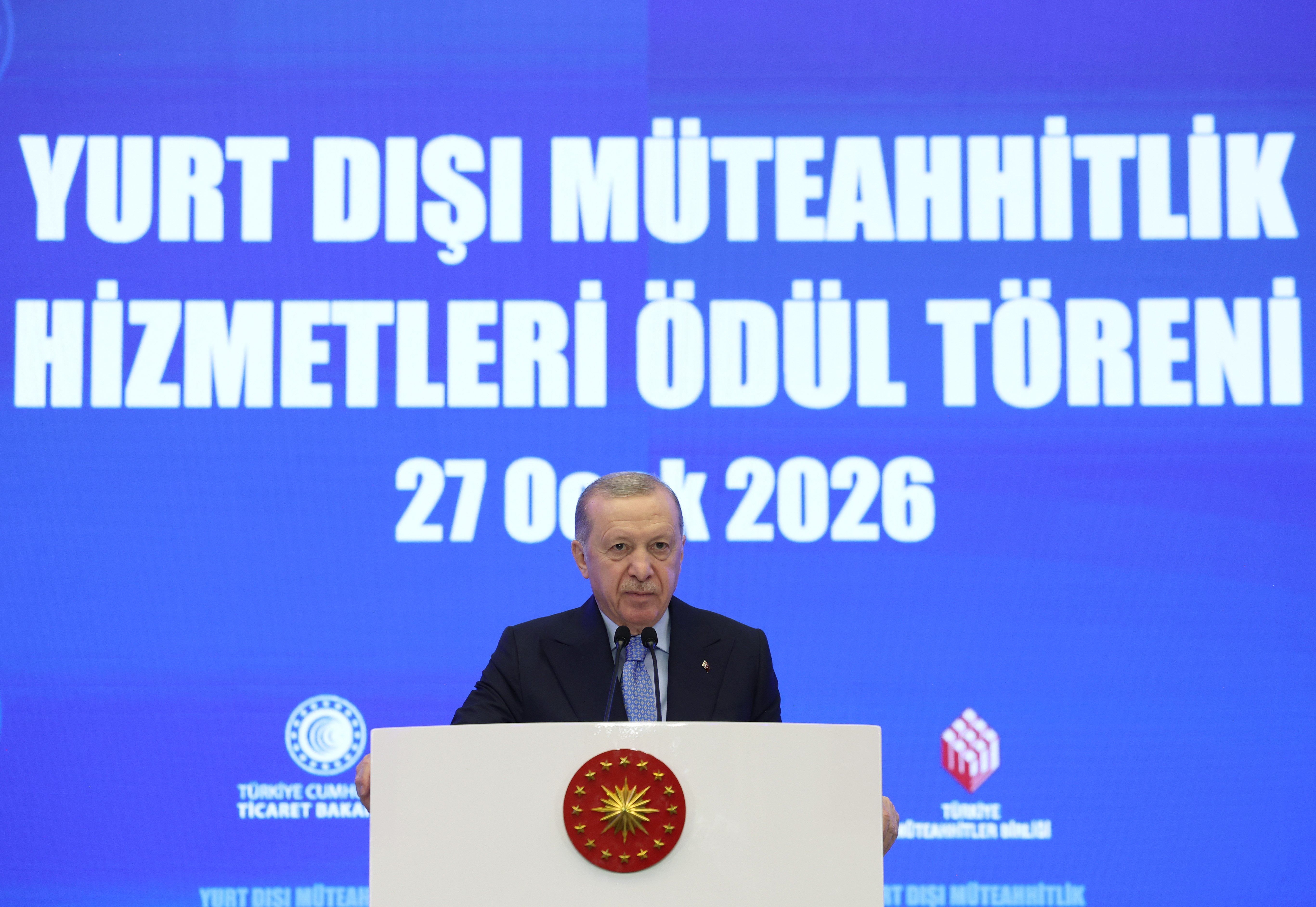 Cumhurbaşkanı Erdoğan ödül töreni