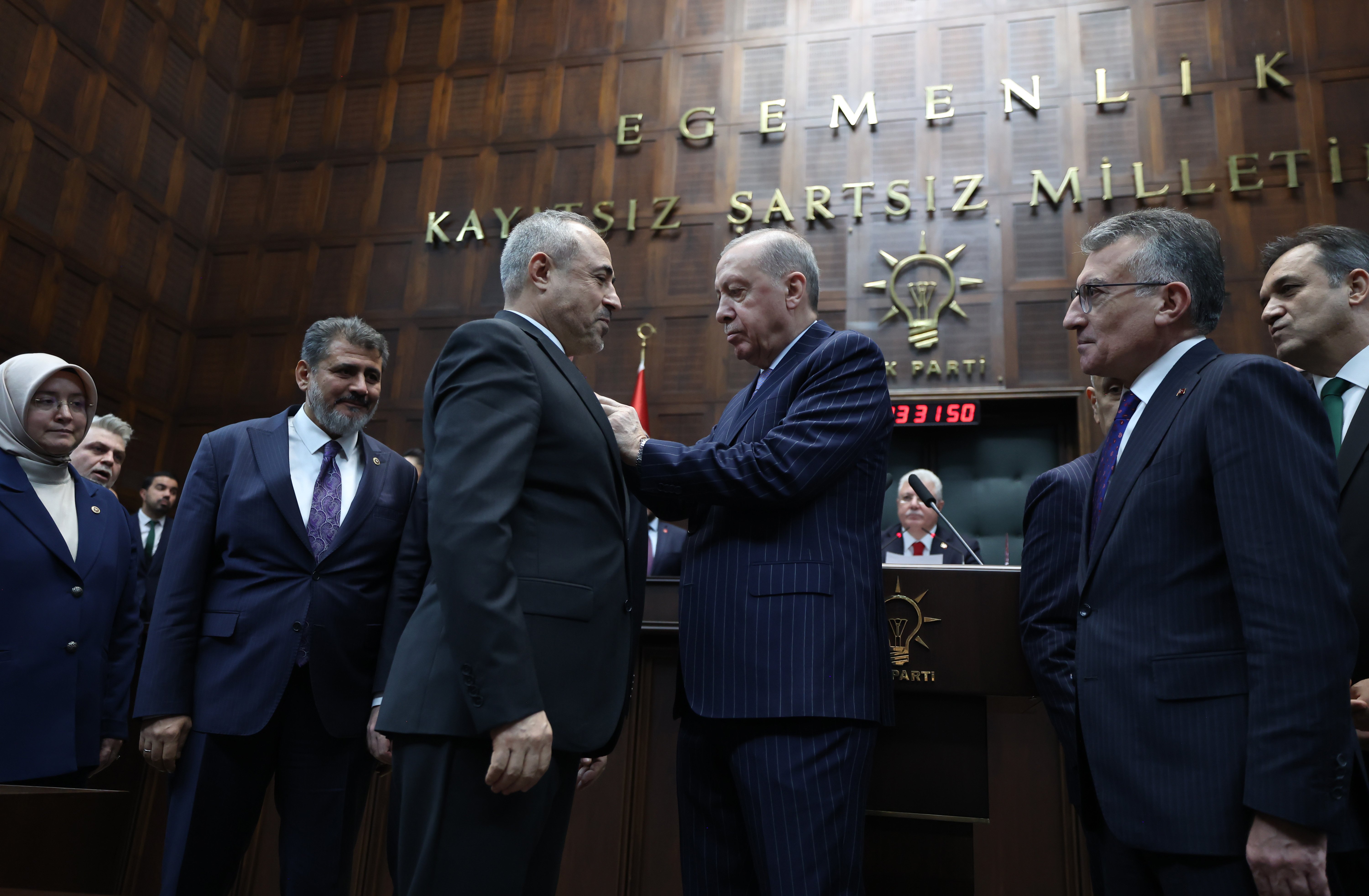 Cumhurbaşkanı Erdoğan milletvekilleri ile