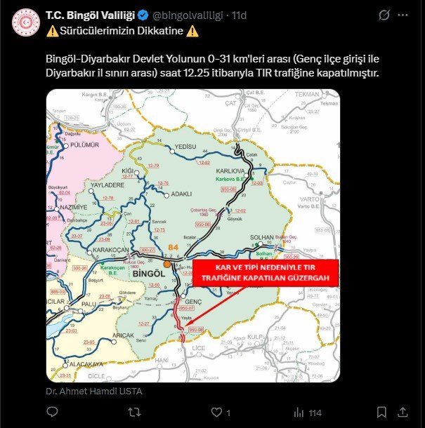 Bingöl İl Özel İdaresi çalışmaları