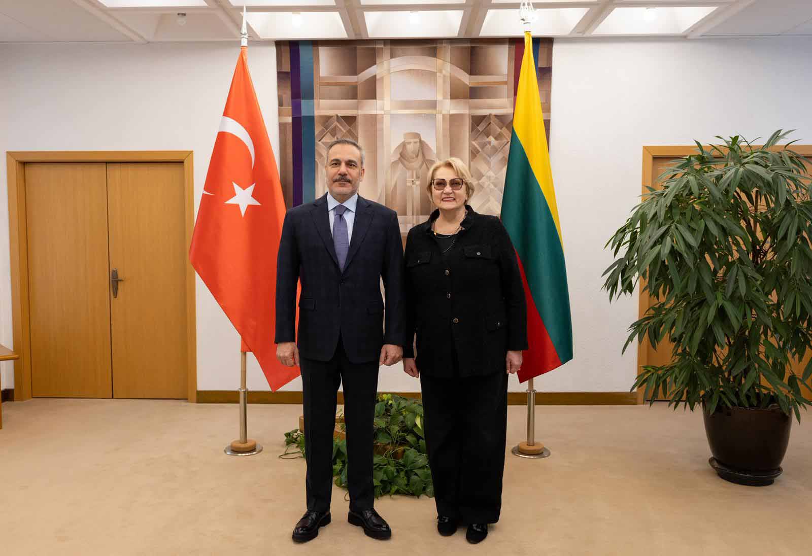 Hakan Fidan Litvanya görüşmesi