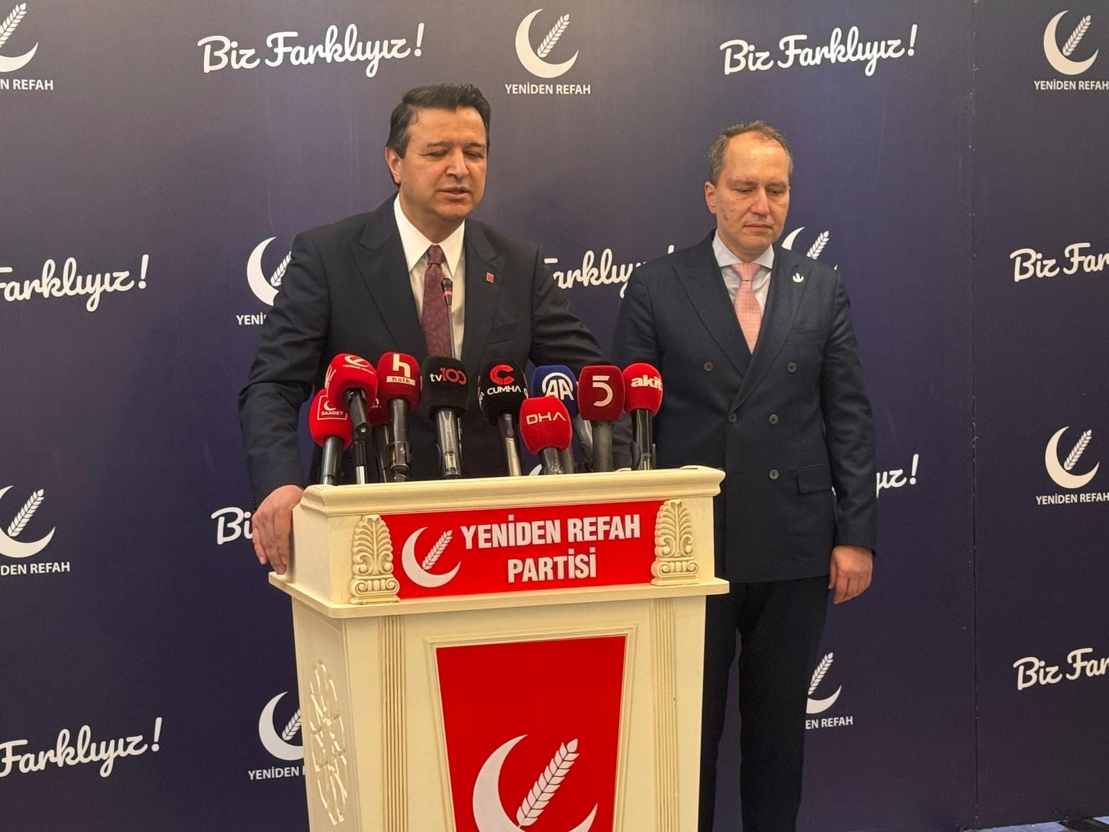 Mahmut Arıkan ve Fatih Erbakan görüşmesi