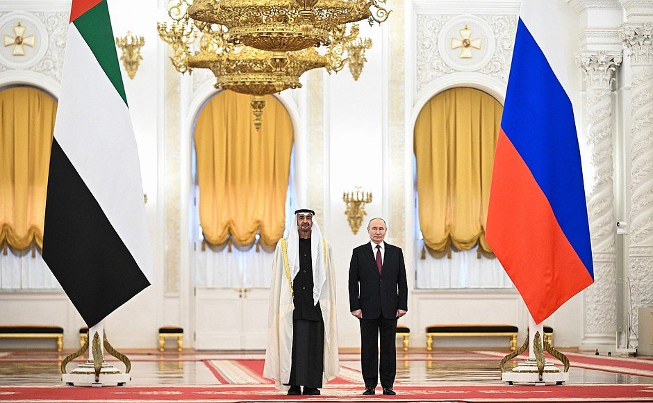 Putin Al Nahyan Moskova görüşmesi