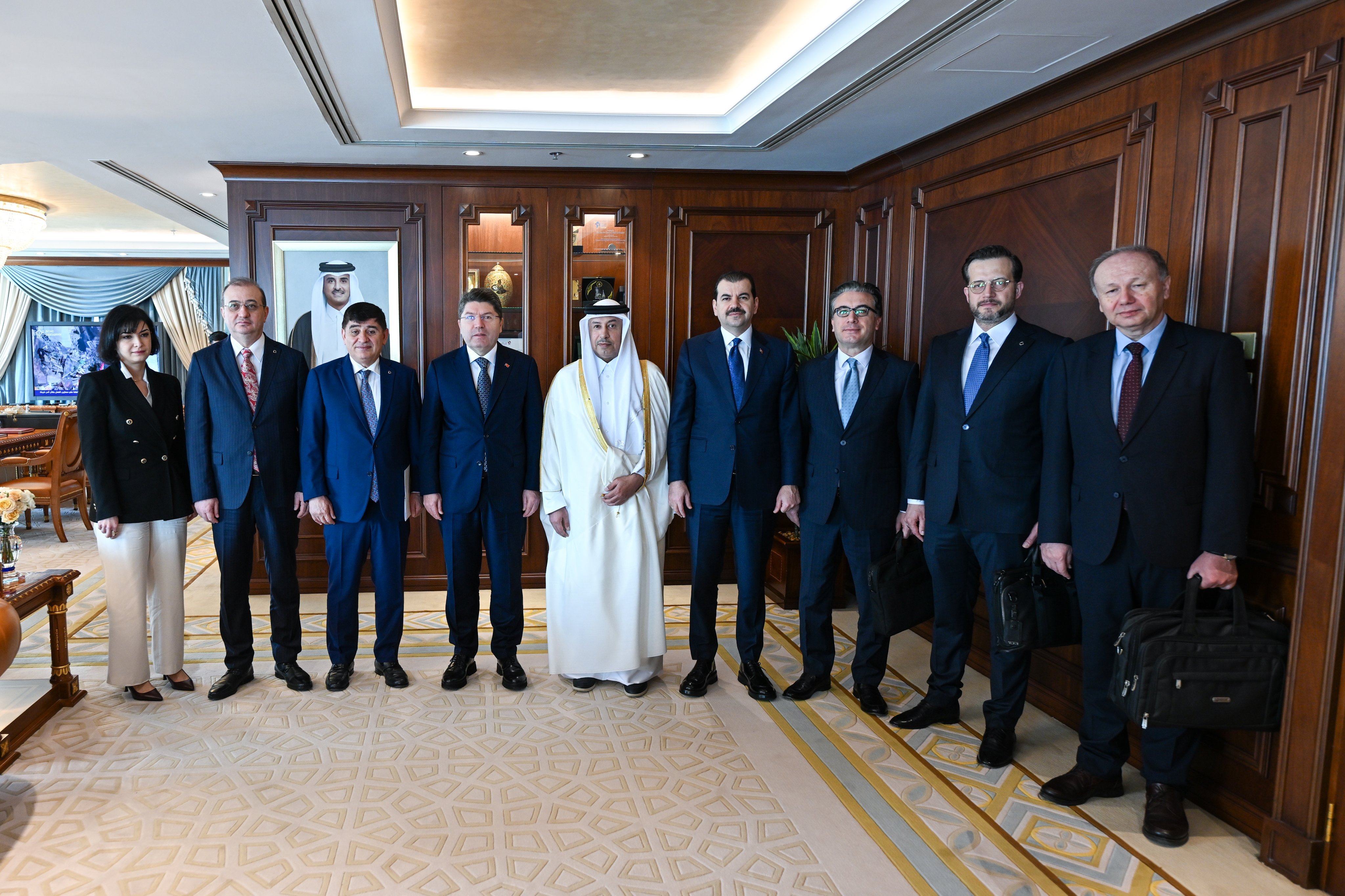 Bakan Tunç ve Katar Başsavcısı Al Nuaimi görüşmesi