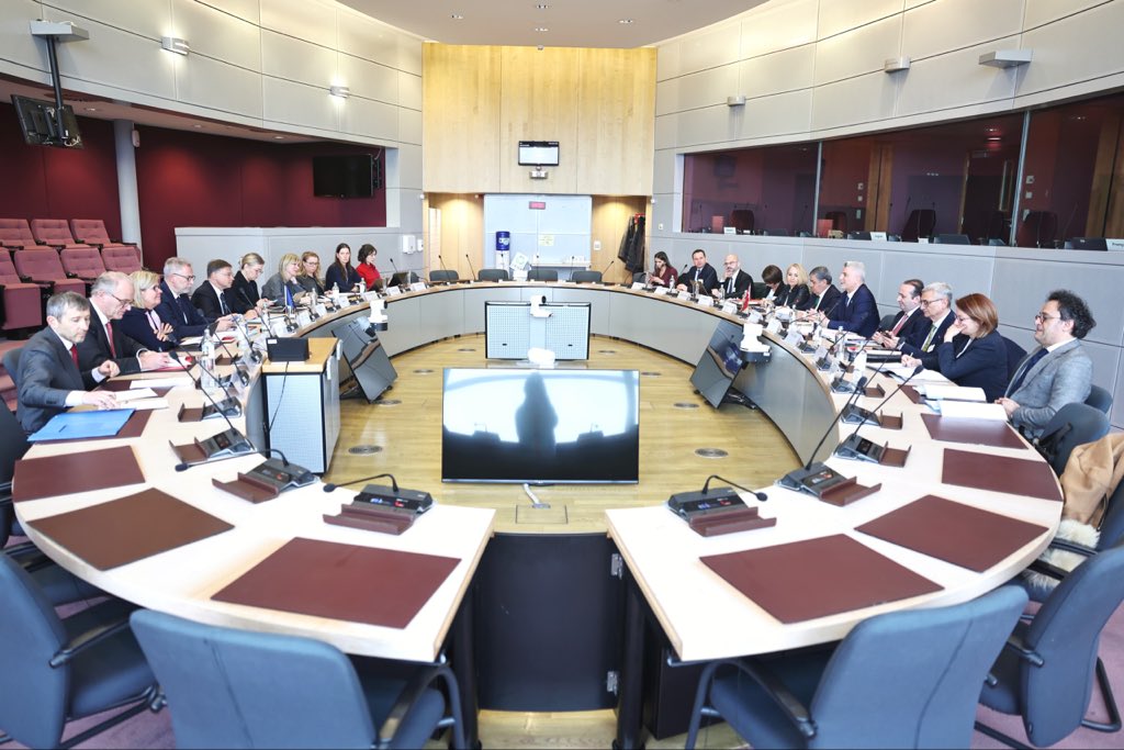 Ticaret Bakanı Ömer Bolat AB heyeti ile görüşme