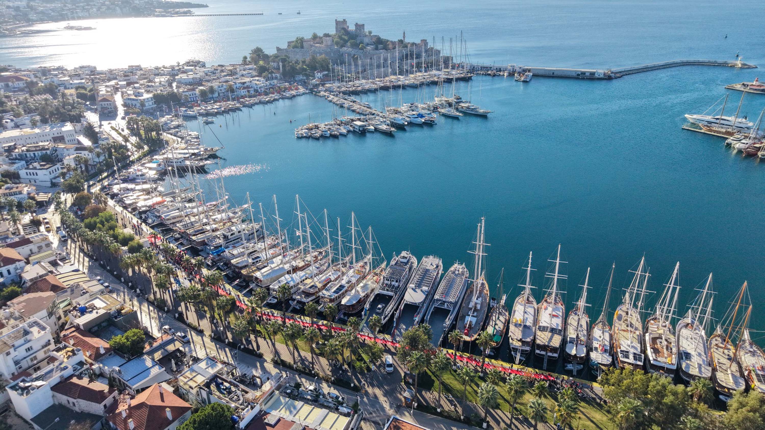 Bodrum Sarıkamış Anması 120 Metrelik Türk Bayrağı