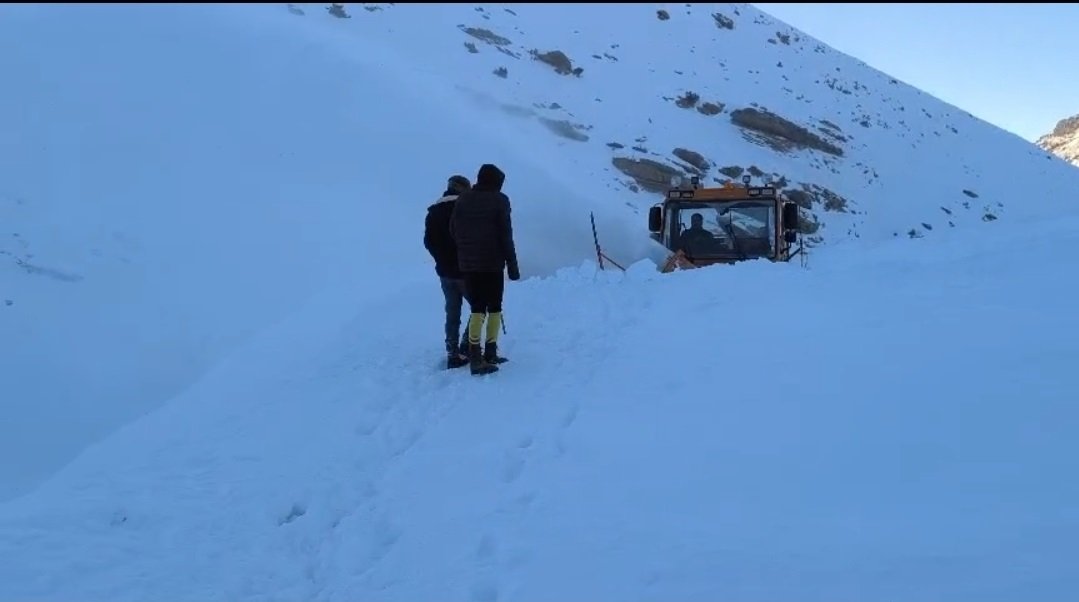 Van Başkale kar kalınlığı