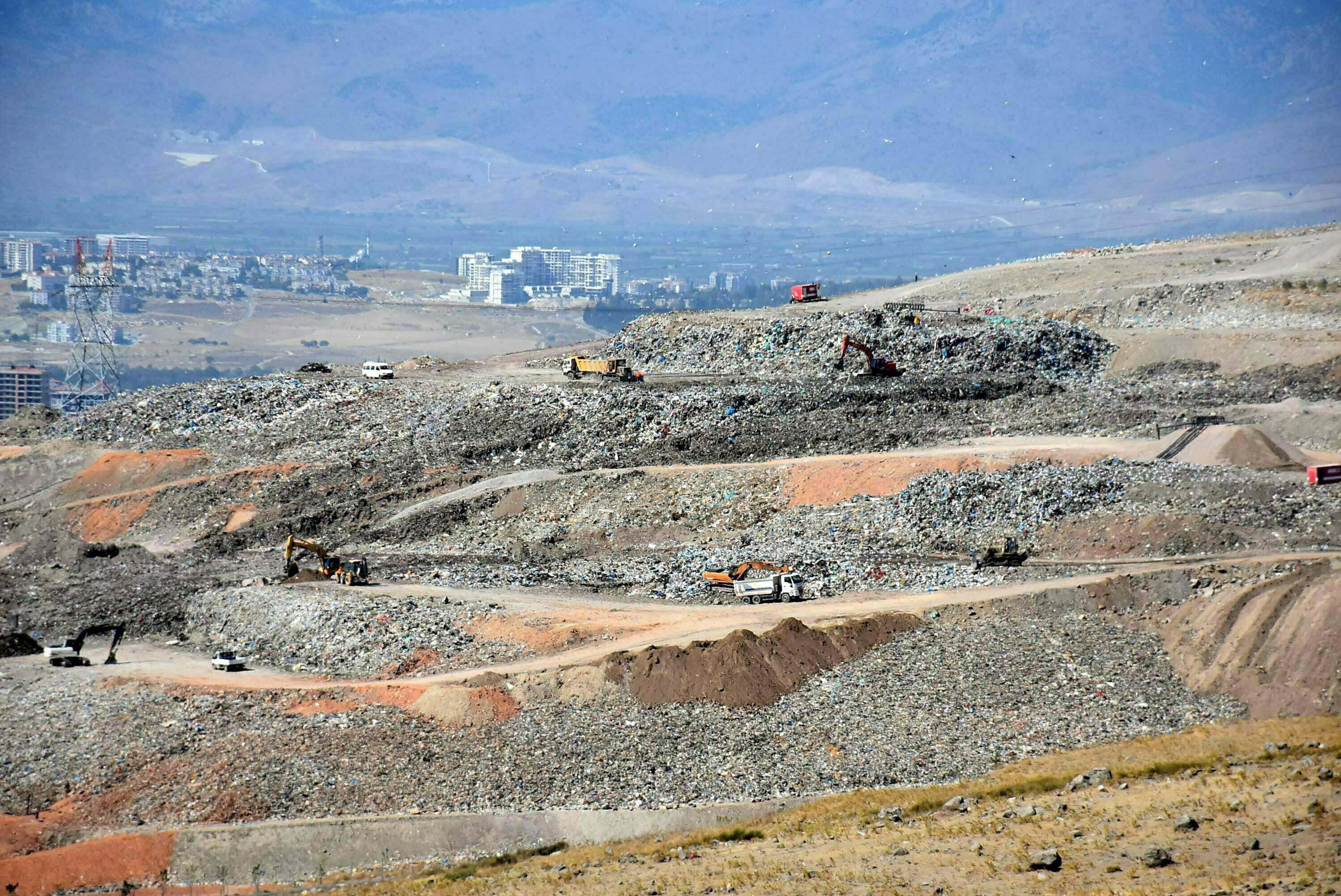 Harmandalı çöplüğü yeşil alan protestosu