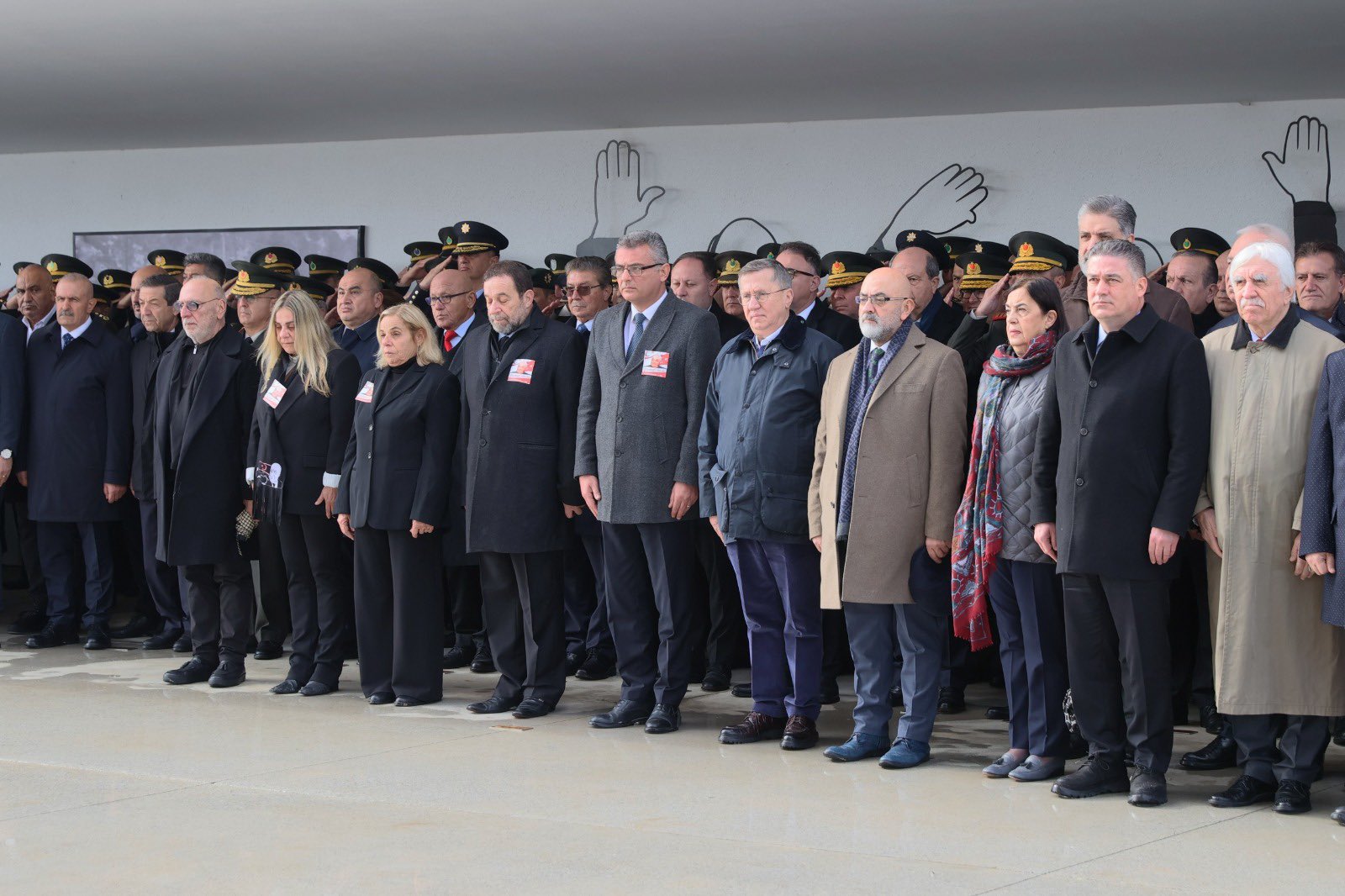 KKTC Liderleri Rauf Denktaş Anıtında