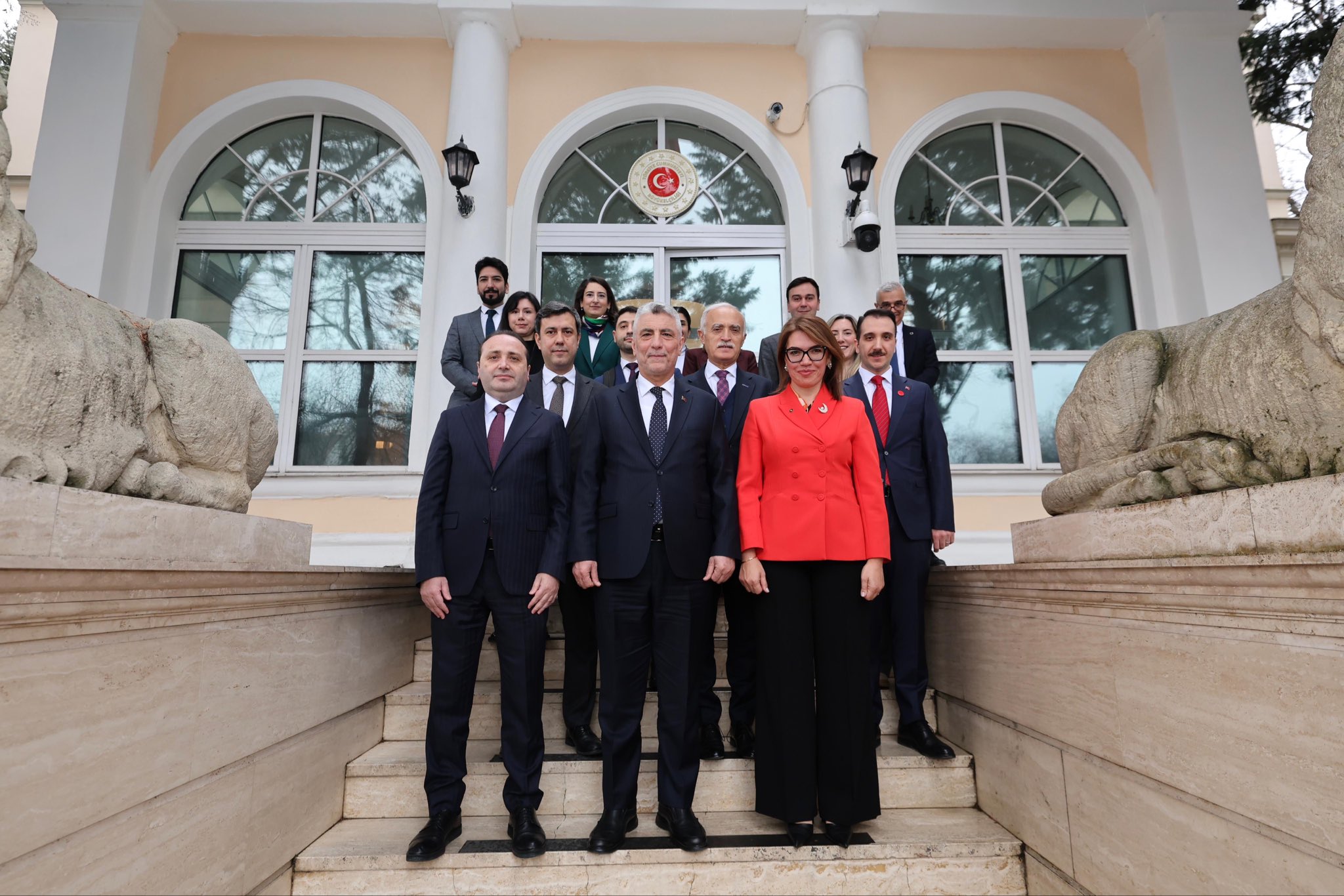 Bakan Ömer Bolat Büyükelçi Gülşen Karanis Ekşioğlu ile görüşme