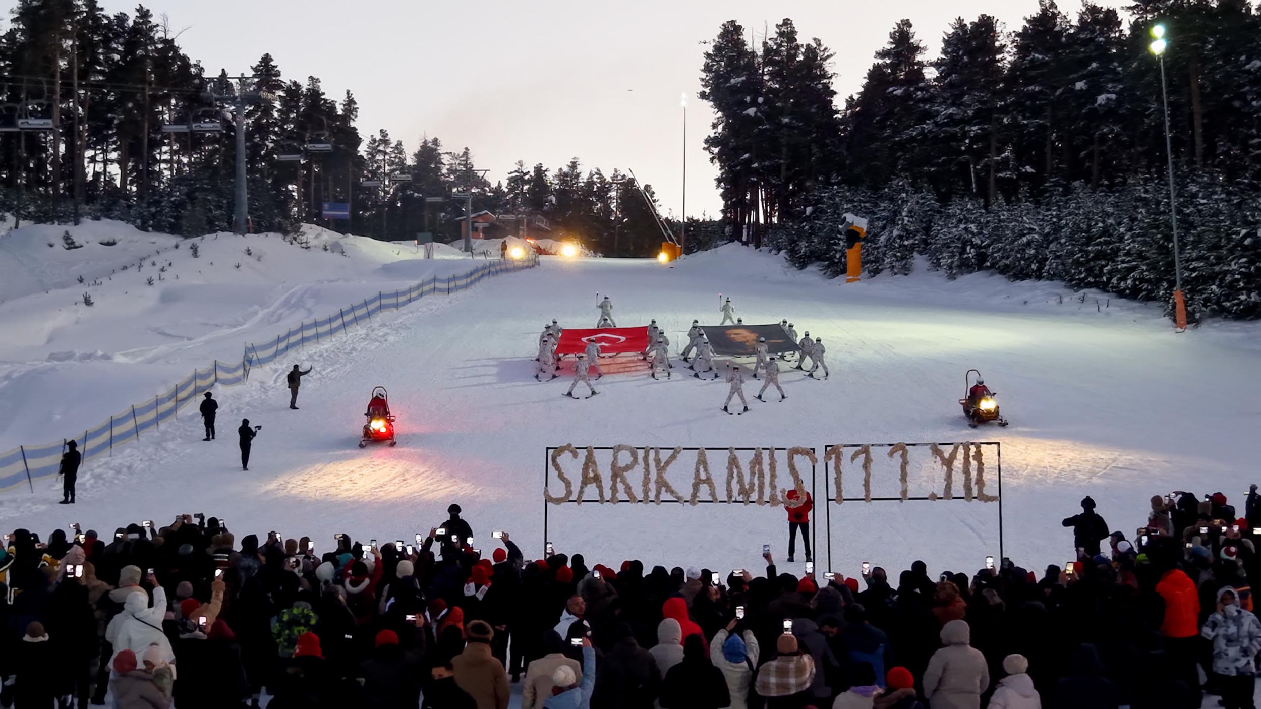 Sarıkamış anma etkinliği kalabalık