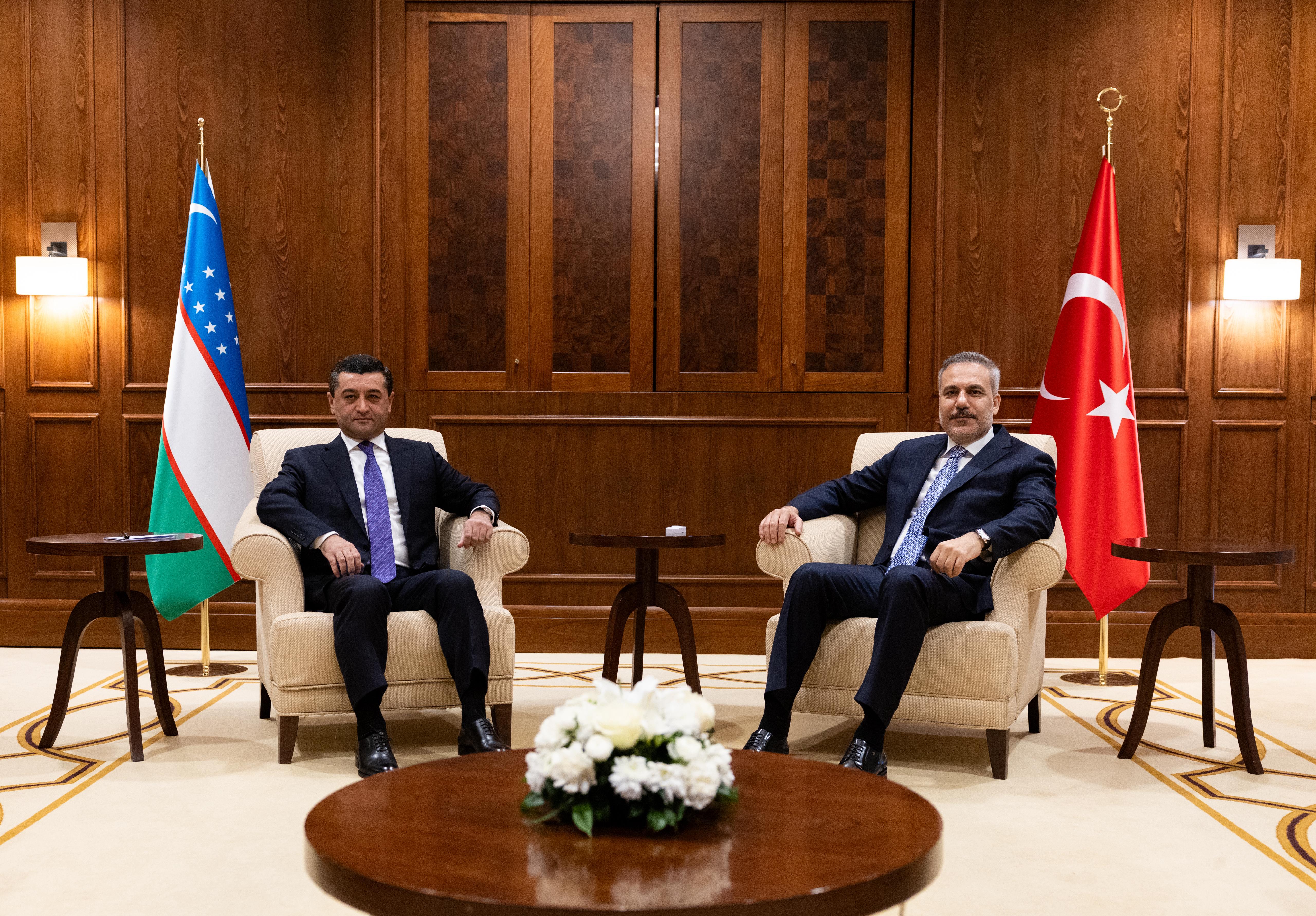 Hakan Fidan Bahtiyor Saidov görüşmesi