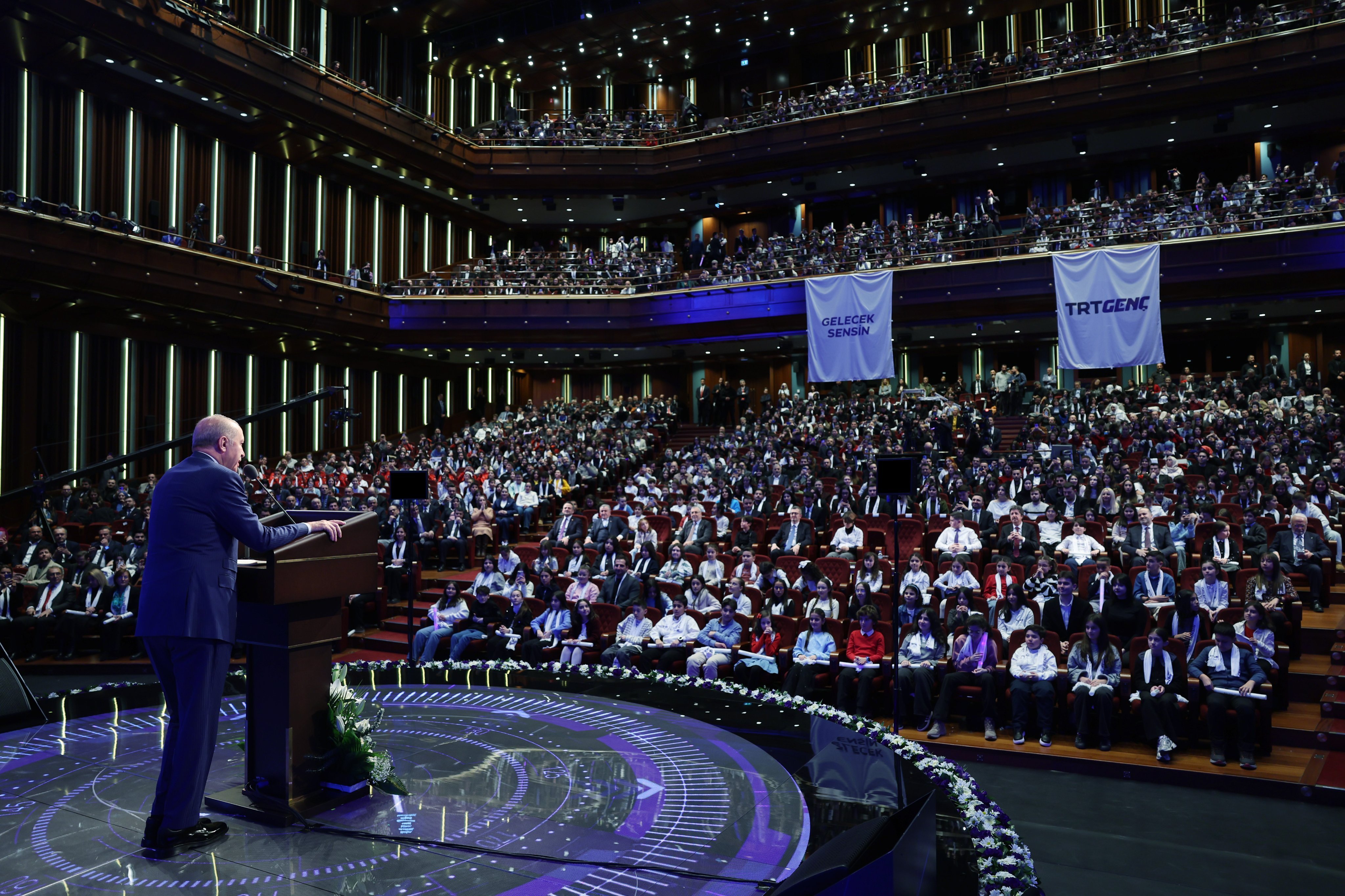 TRT Genç Kanalı açılış etkinliğinden bir görüntü