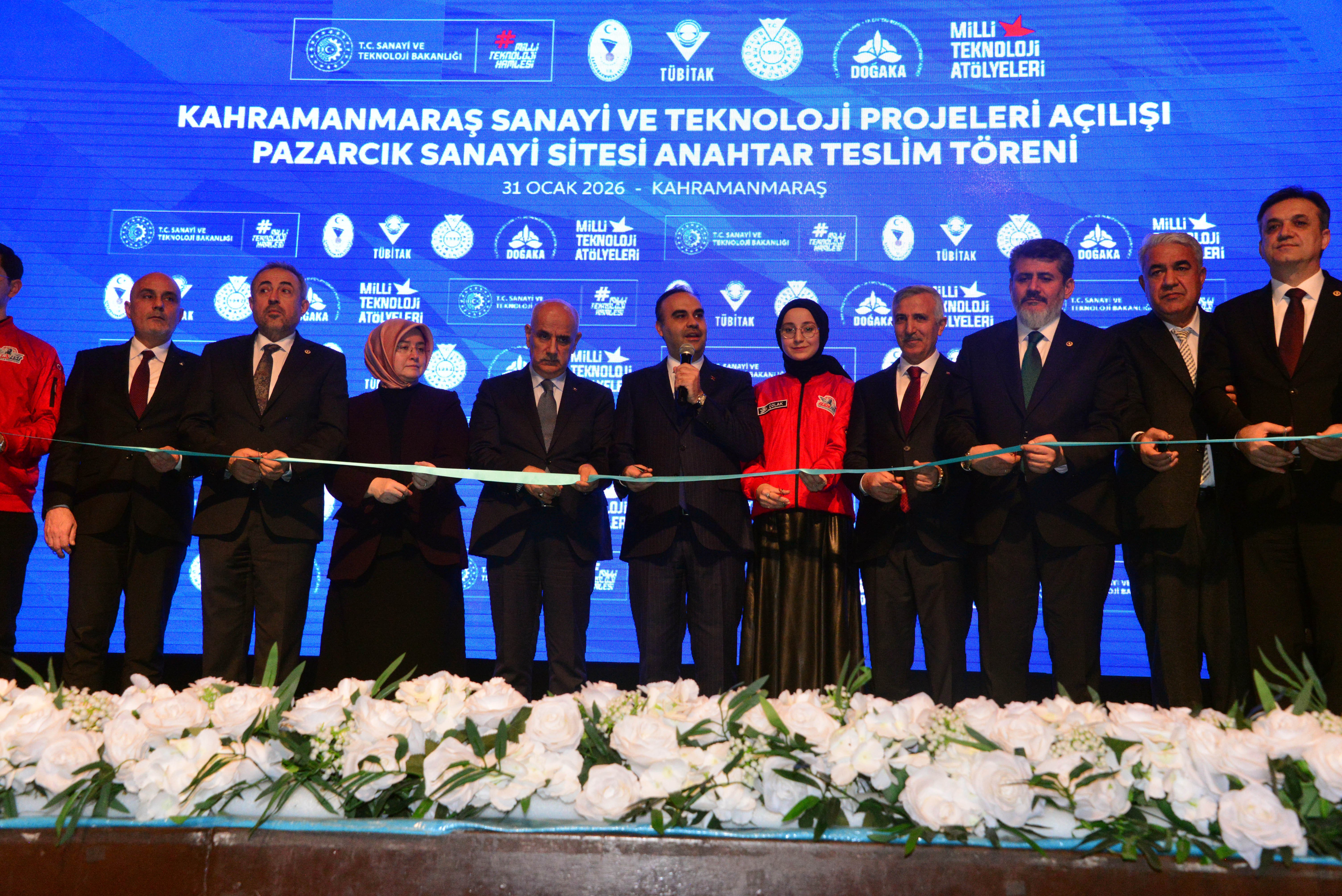 Bakan Mehmet Fatih Kacır Kahramanmaraş açılış töreninde konuşuyor