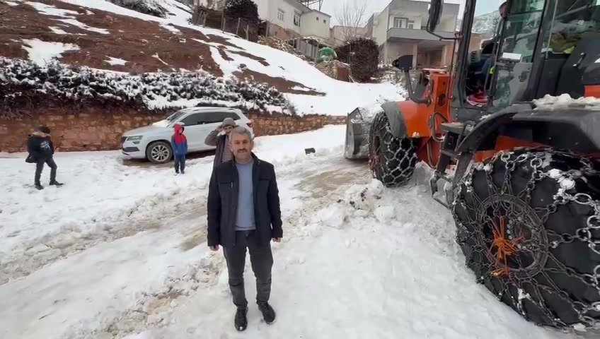 Gercüş Kaymakamlığı kar mücadelesi