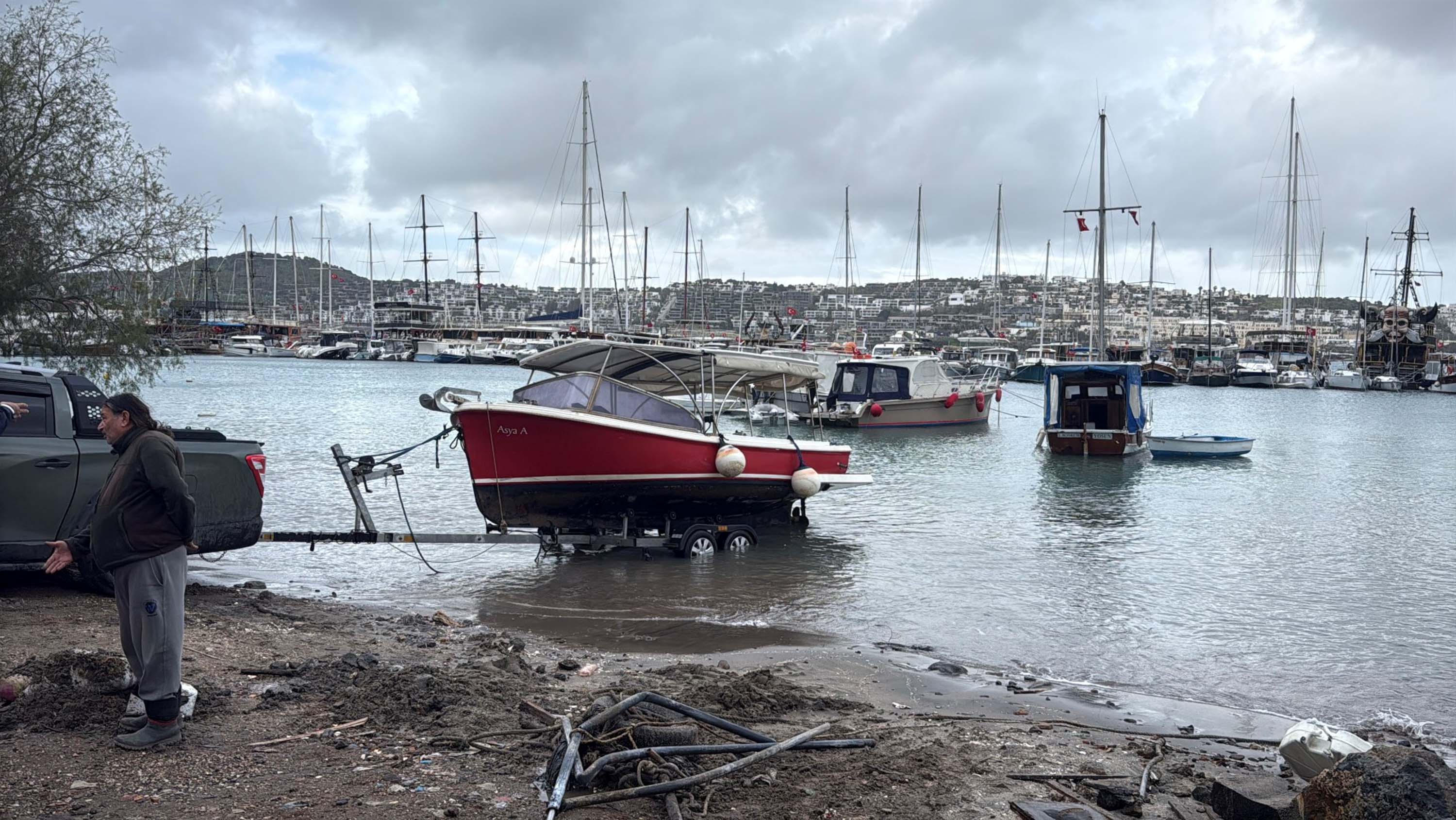 Bodrum Gümbet Dolgu Alanı havadan görünüm