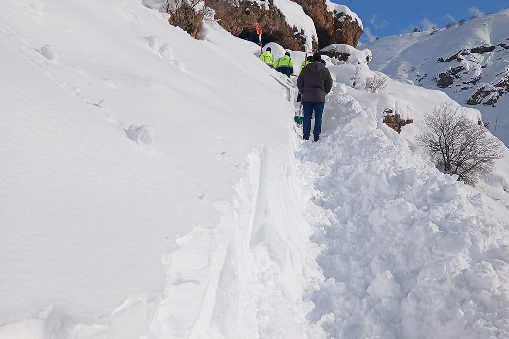 Van Çatak kar mücadelesi