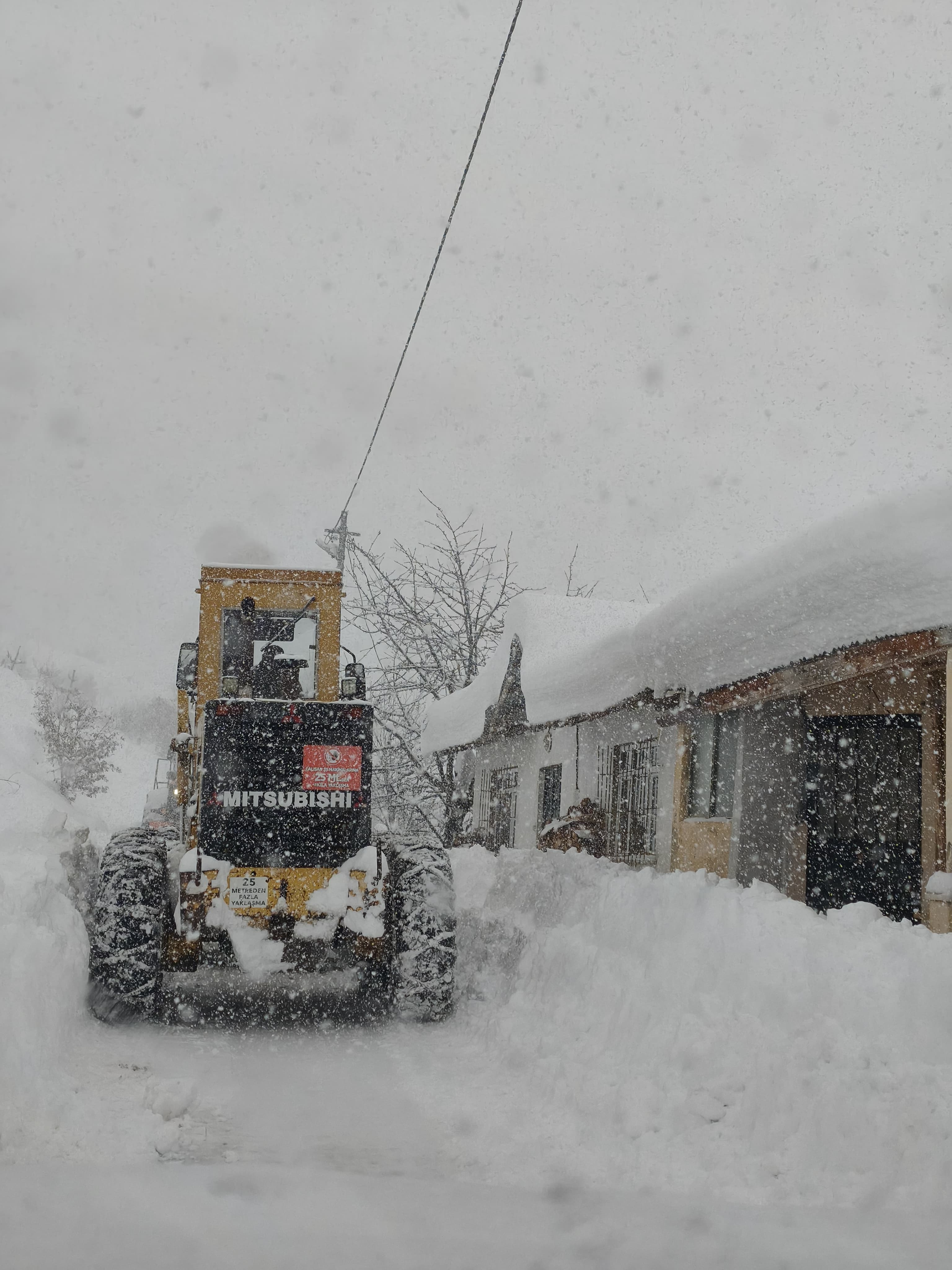 Kastamonu kar yağışı ulaşım felci