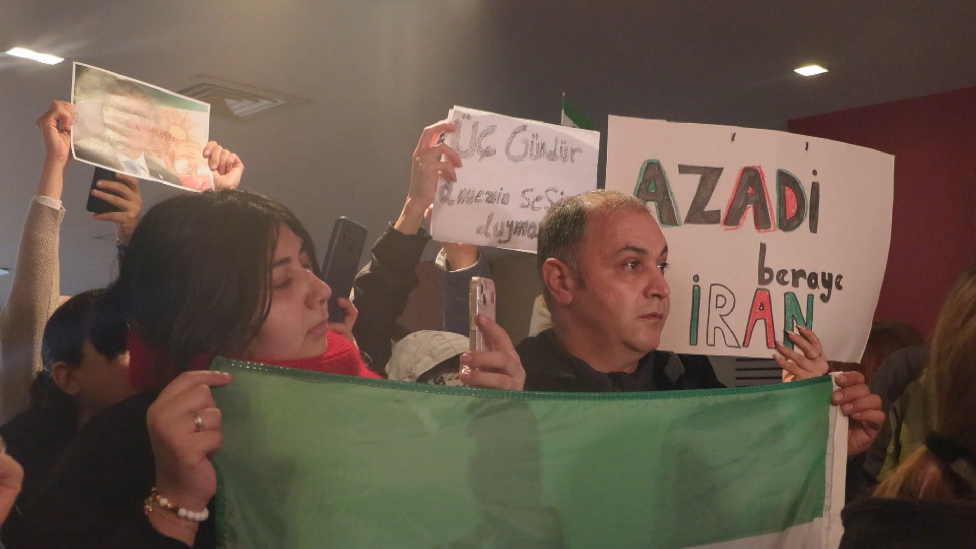 Fatih Kaymakamlığı İran Protestosu Güvenlik