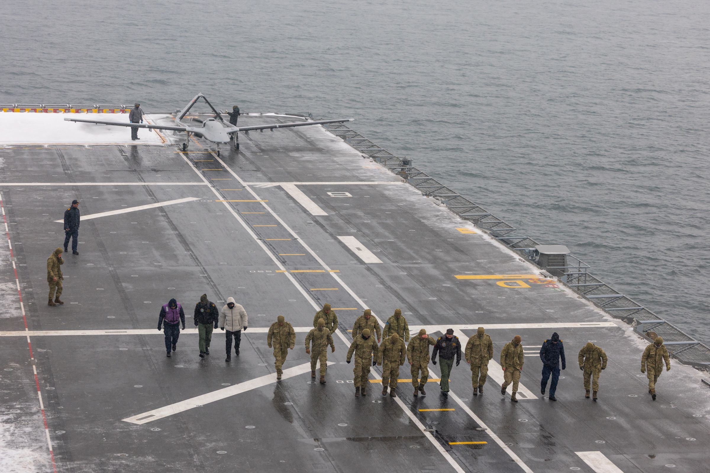 Bayraktar TB3 uçuş anı