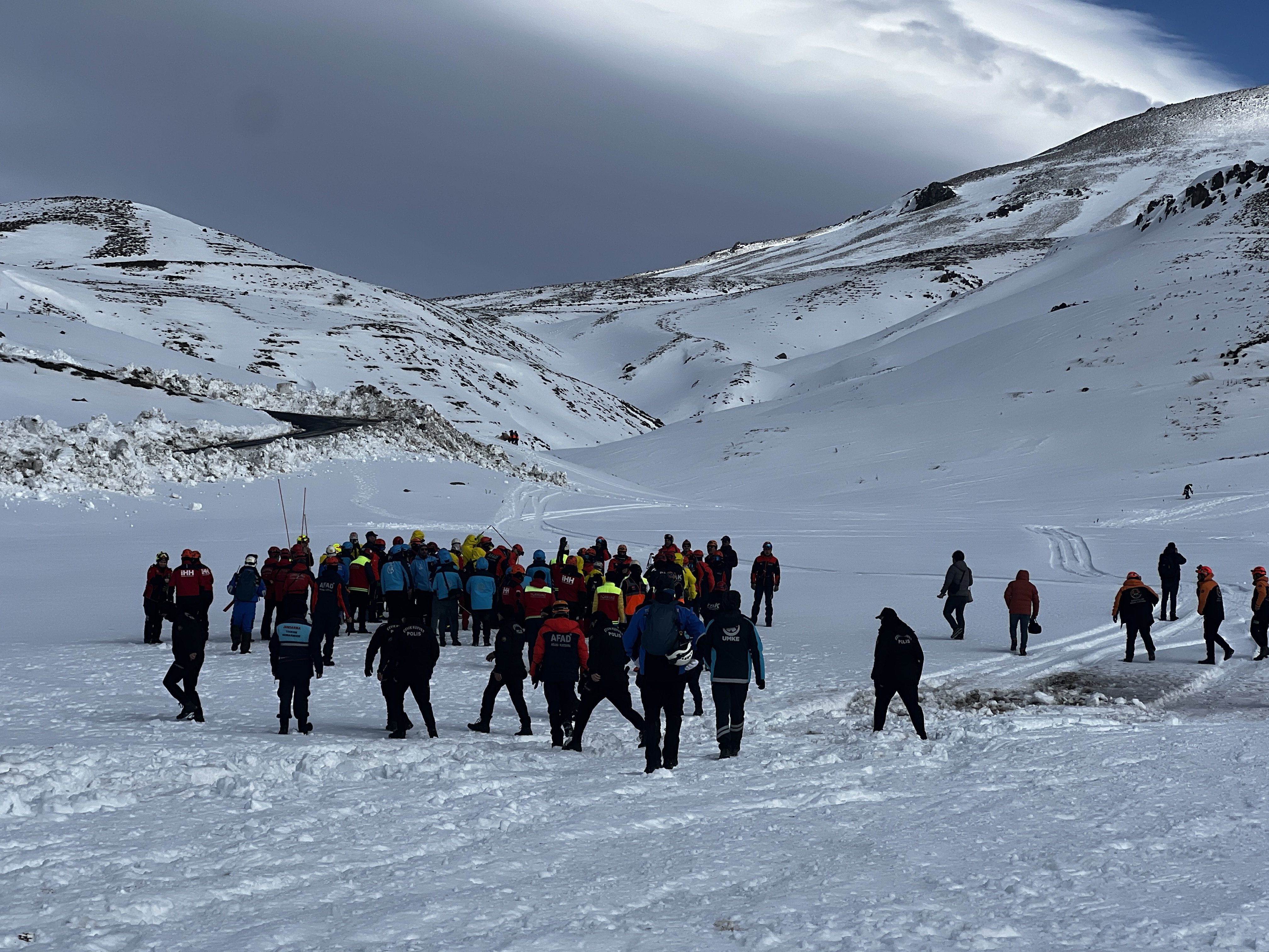 Erciyes çığ tatbikatı AFAD ekipleri