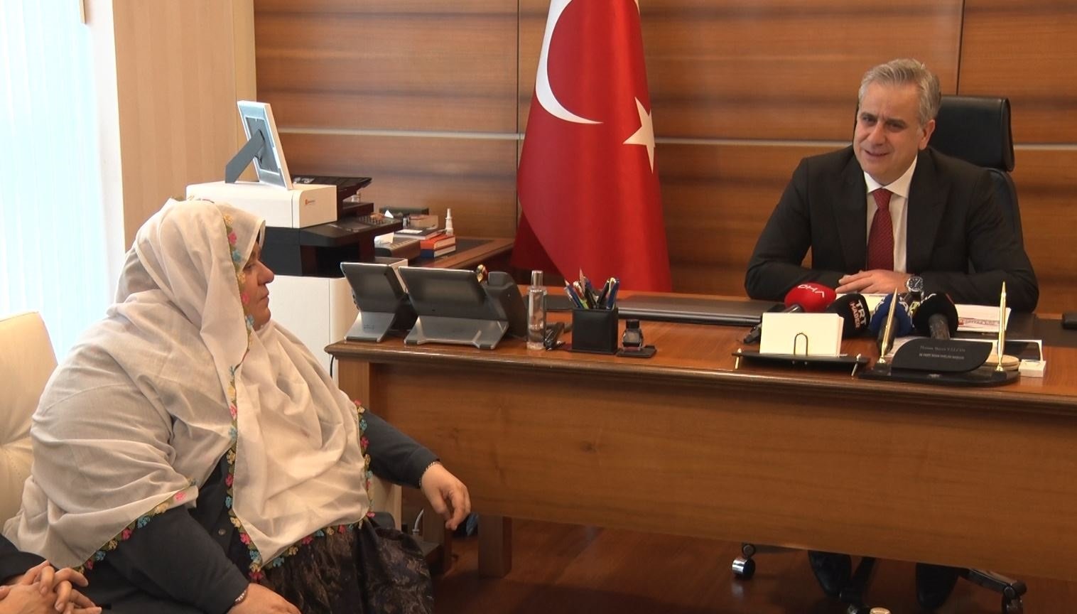 Hasan Basri Yalçın Zeynep Güneş Akgün görüşme