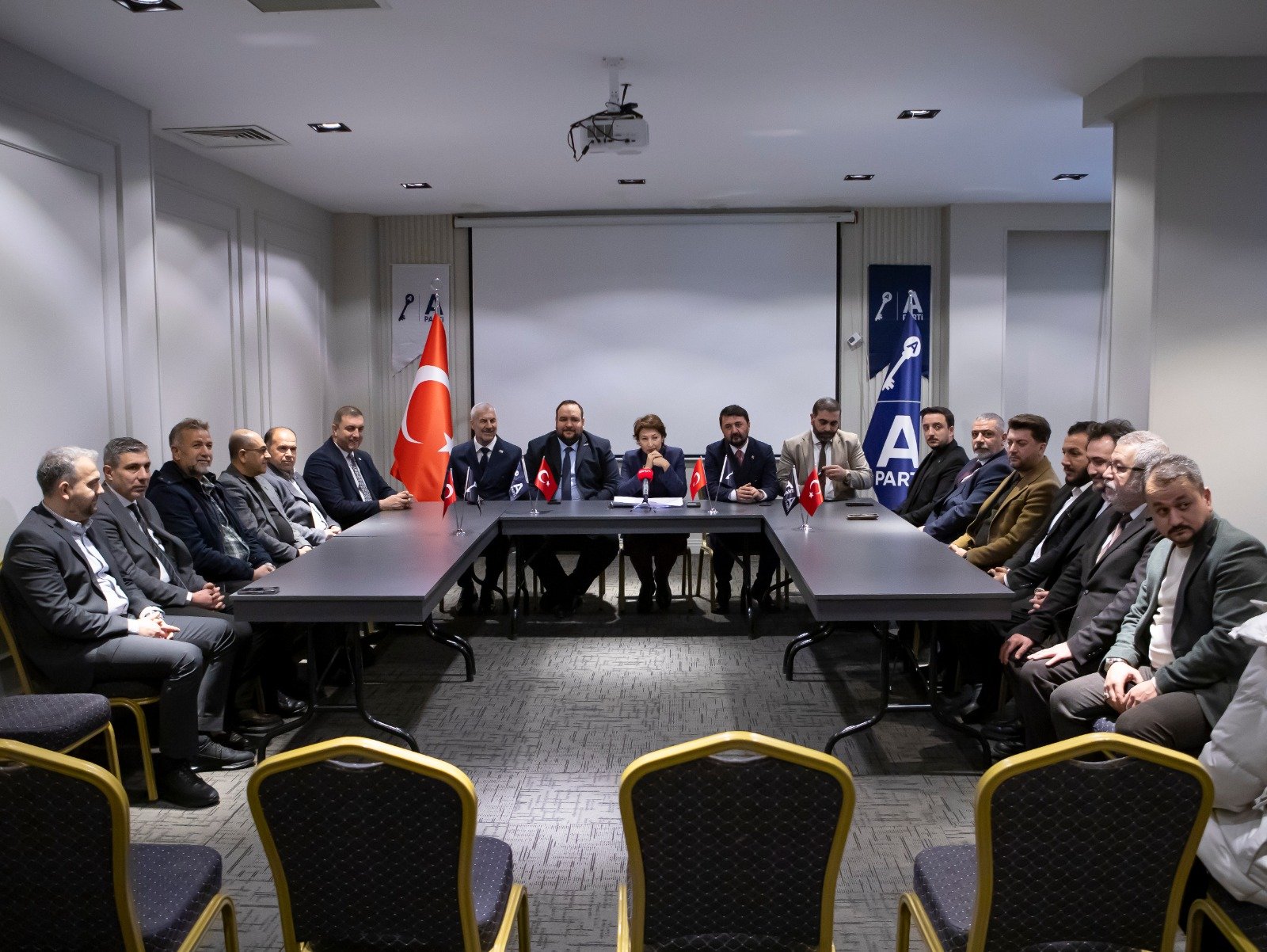 Basın toplantısından görüntü