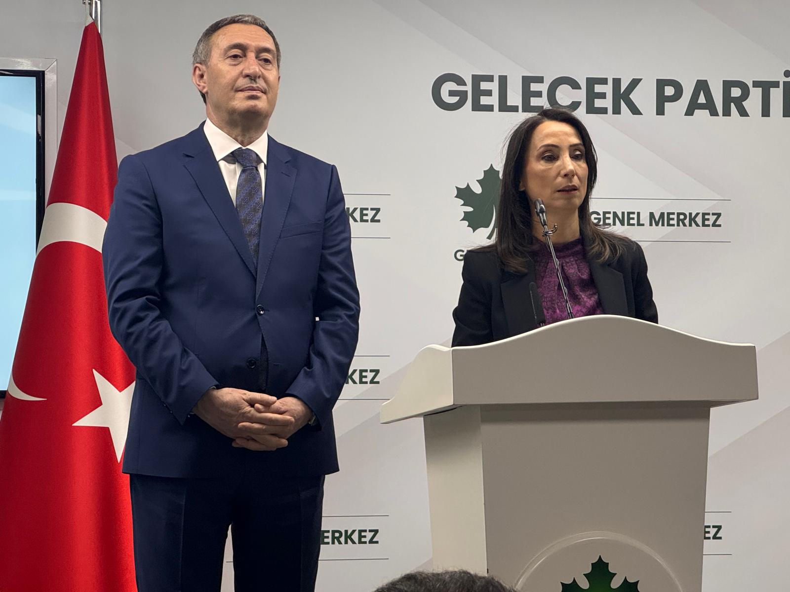 DEM Parti Gelecek Partisi ziyareti Tülay Hatimoğulları Tuncer Bakırhan Ahmet Davutoğlu