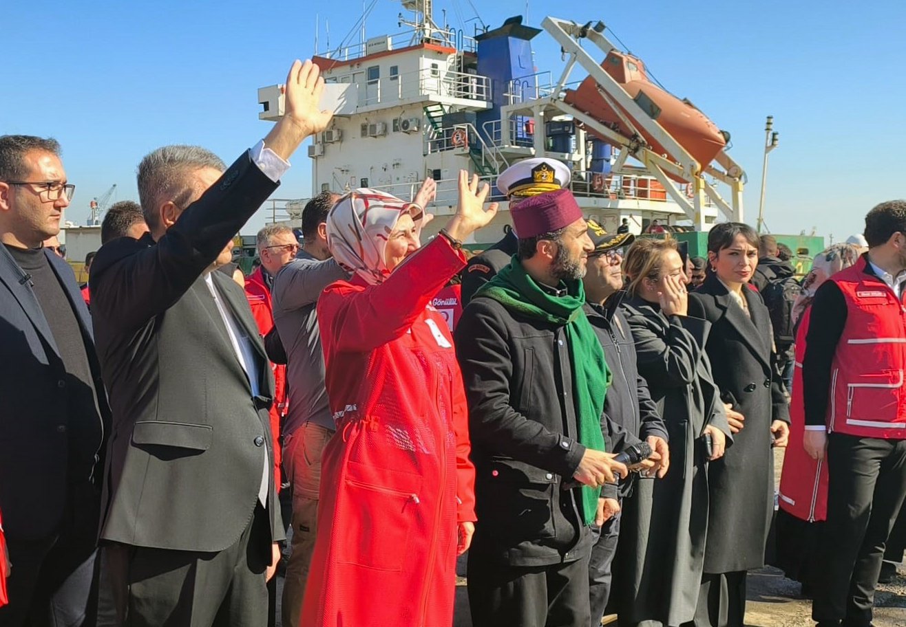 Gazze İyilik Gemisi denize açılıyor