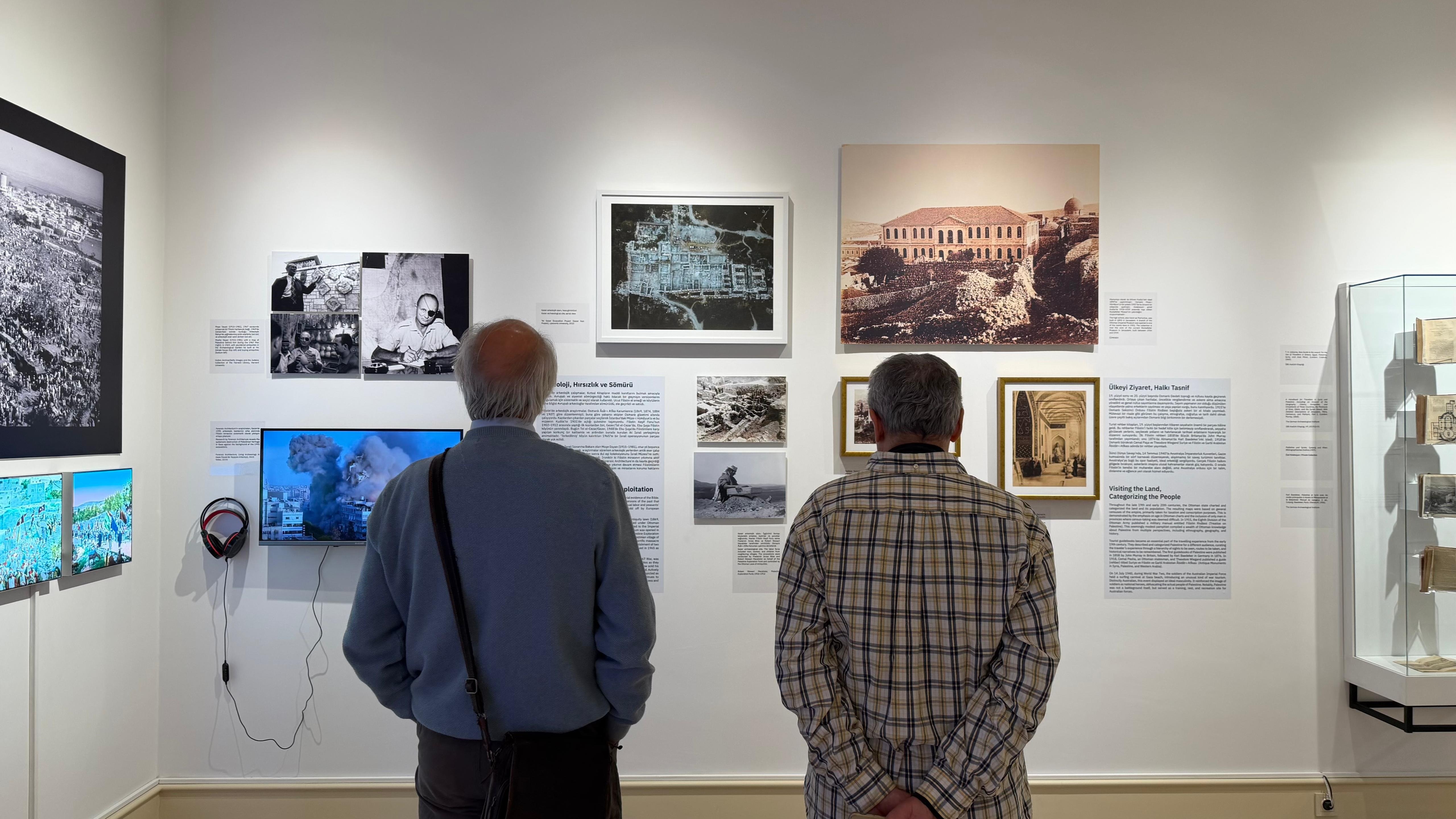 Kuşbakışı Filistin sergisi açılışı