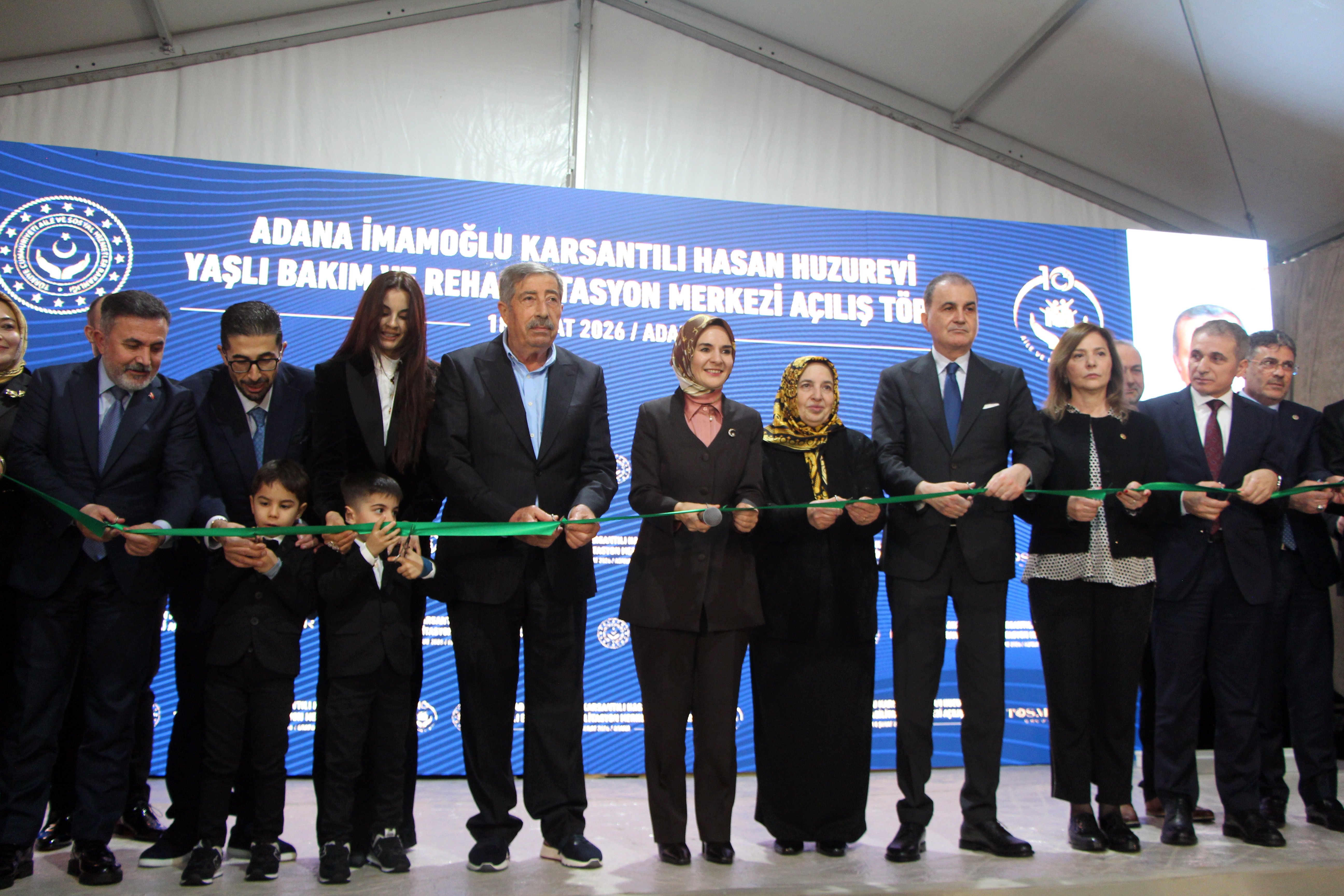 Huzurevi açılış töreni katılımcıları