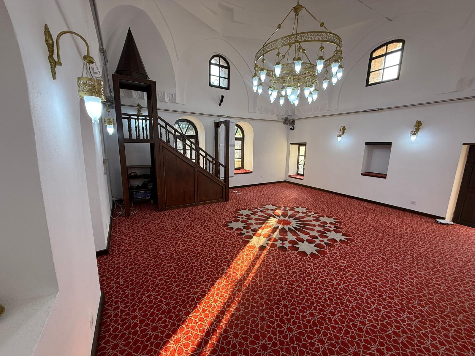 Tarihi cami restorasyon çalışması