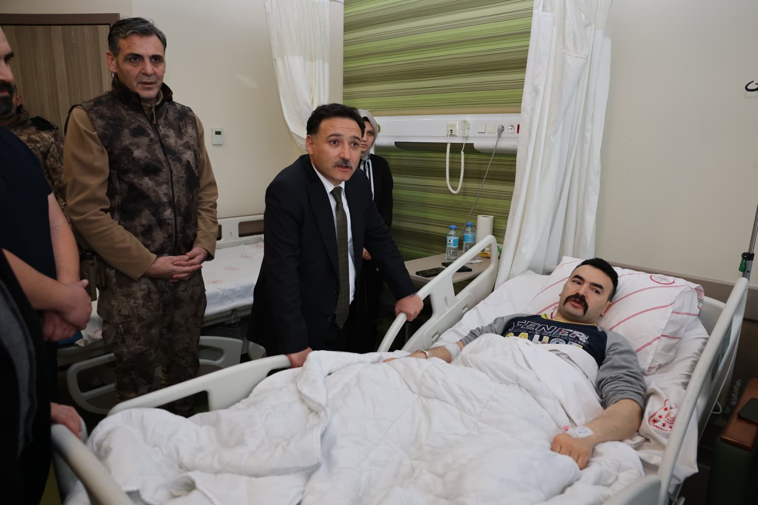 Vali ve Emniyet Müdürü hastanede