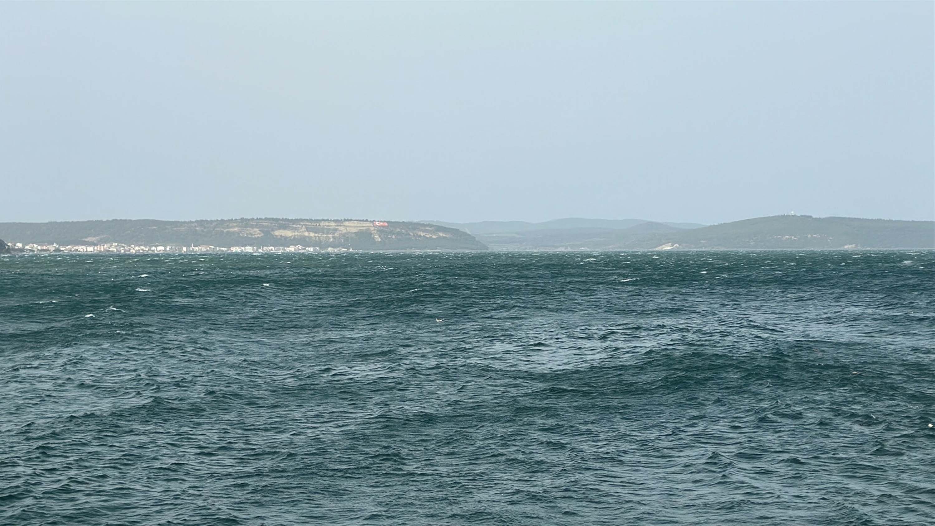 Çanakkale feribot seferleri iptal