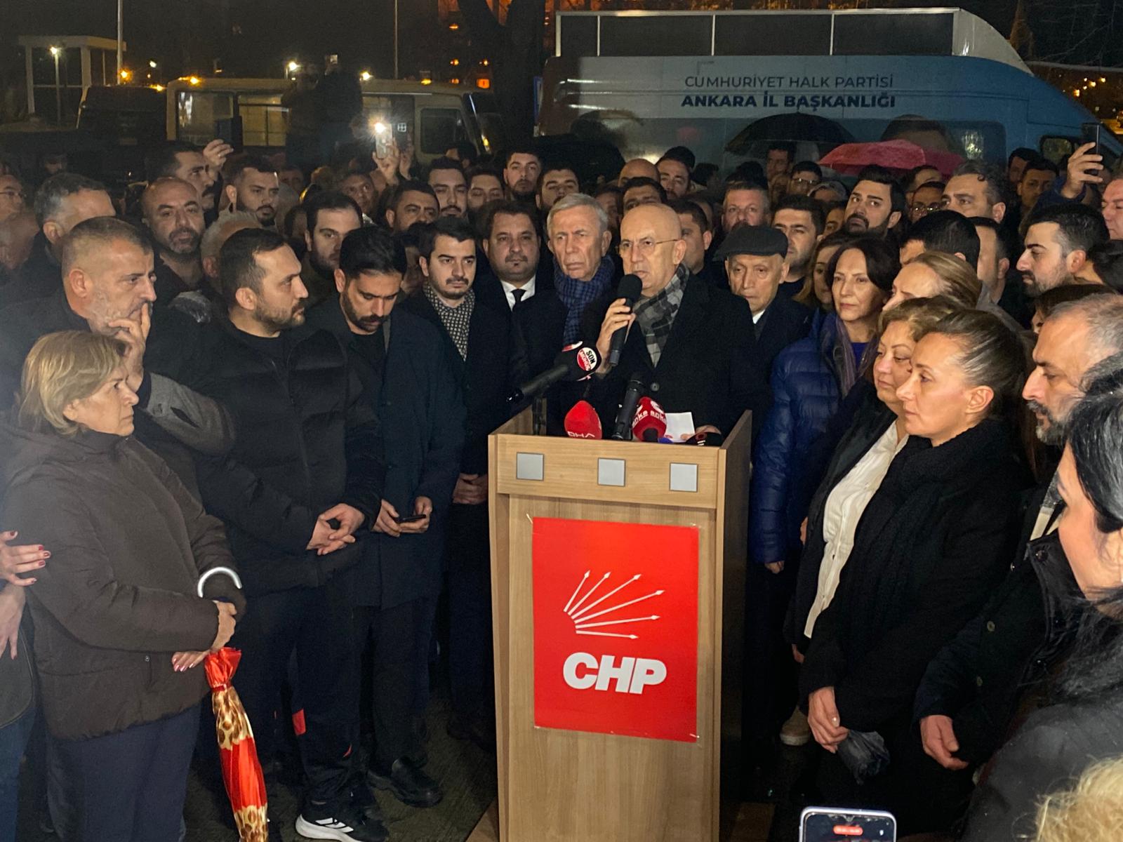 CHP Ankara İl Başkanı Ümit Erkol