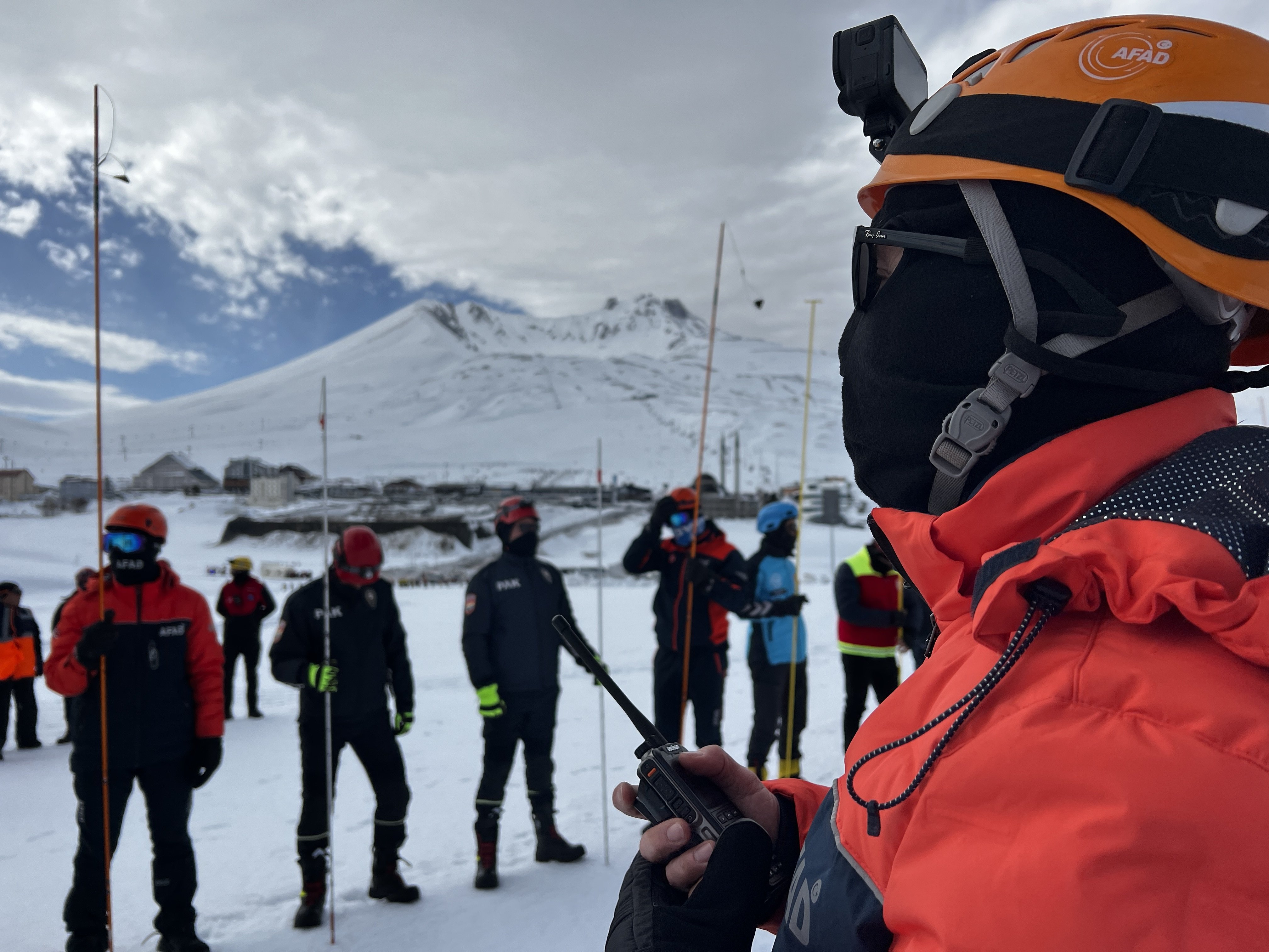 Erciyes çığ tatbikatı tamamlandı