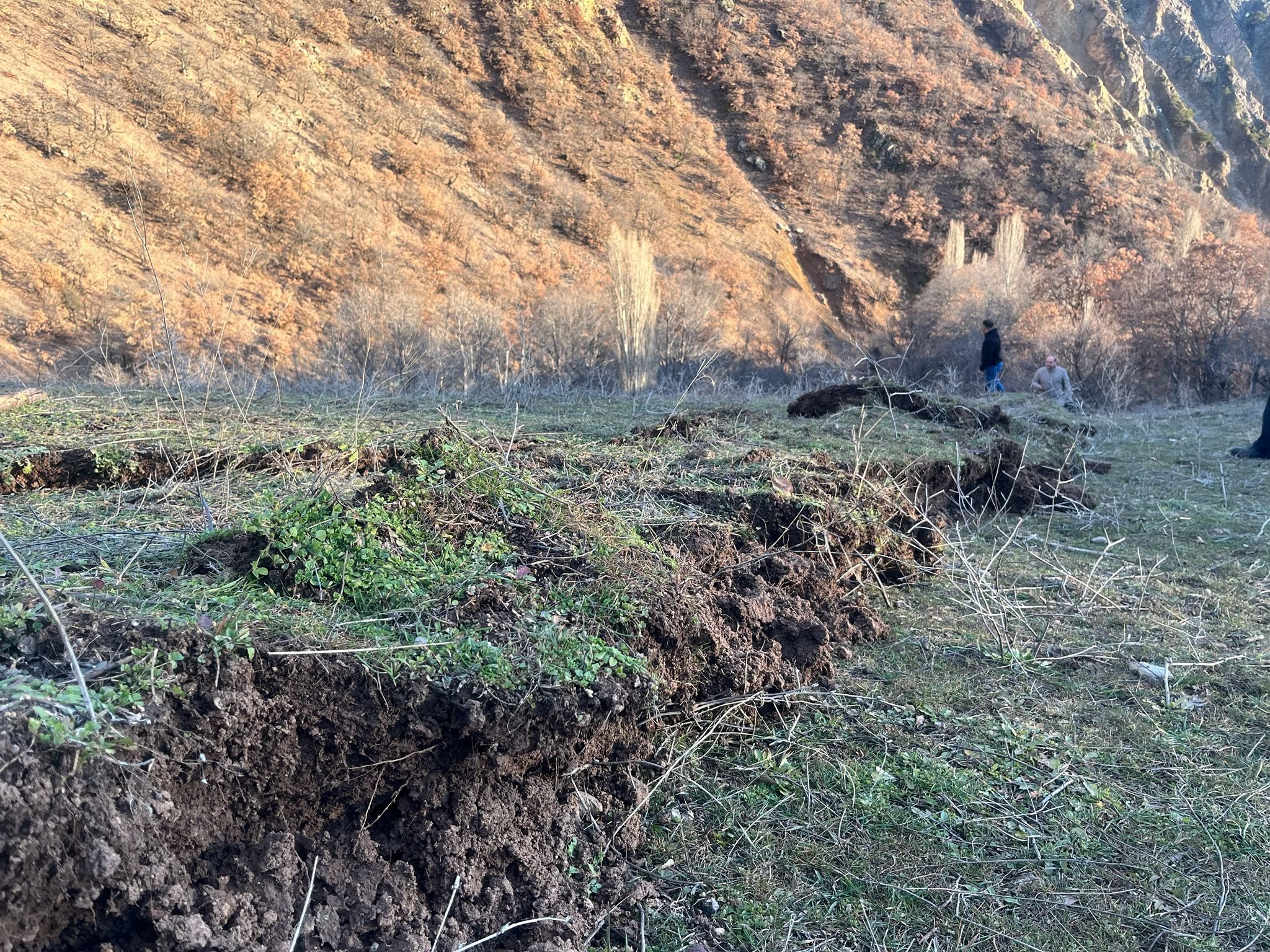 Sivas Koyulhisar heyelan bölgesi AFAD çalışması