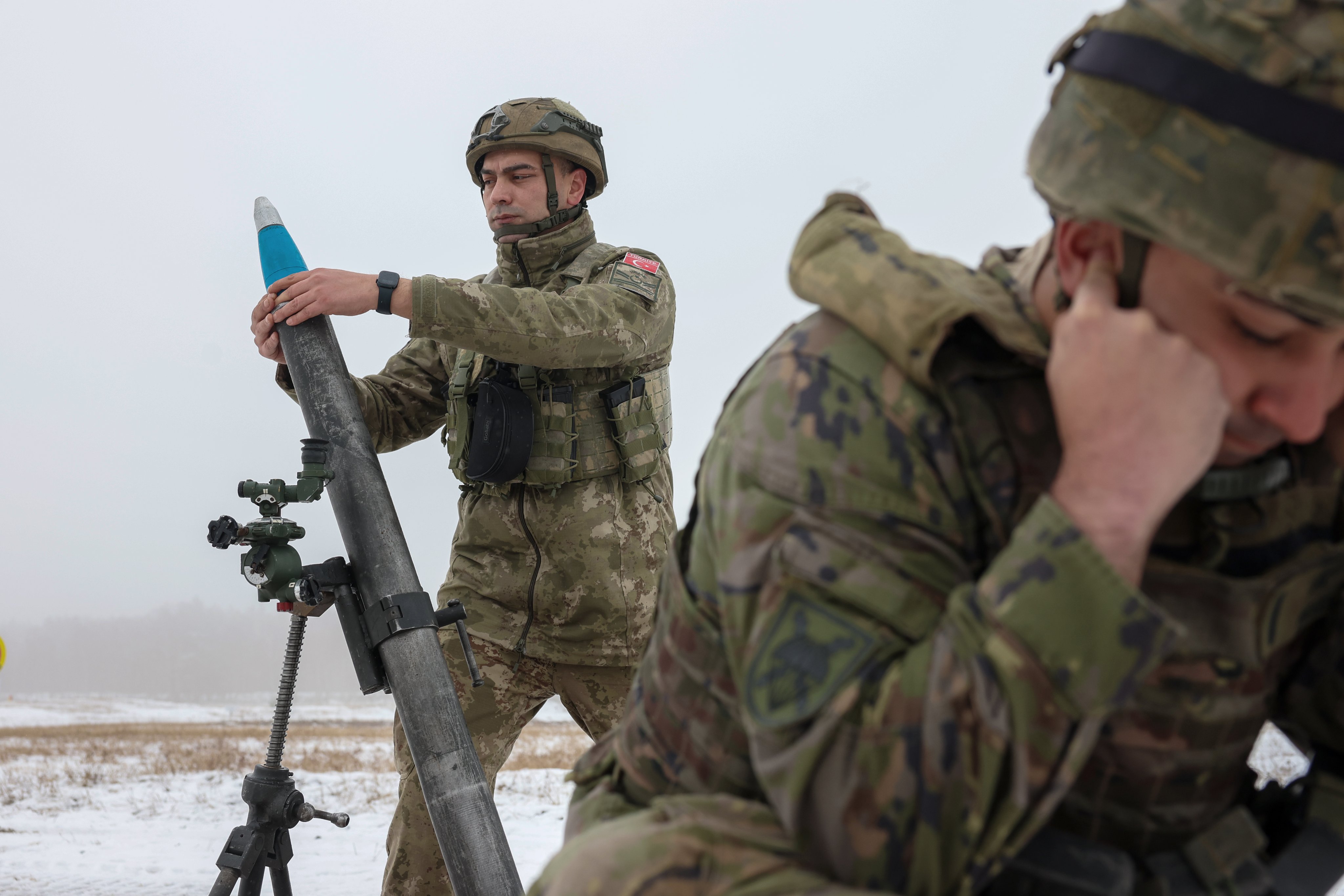 Steadfast Dart 2026 Tatbikatı havan atışı