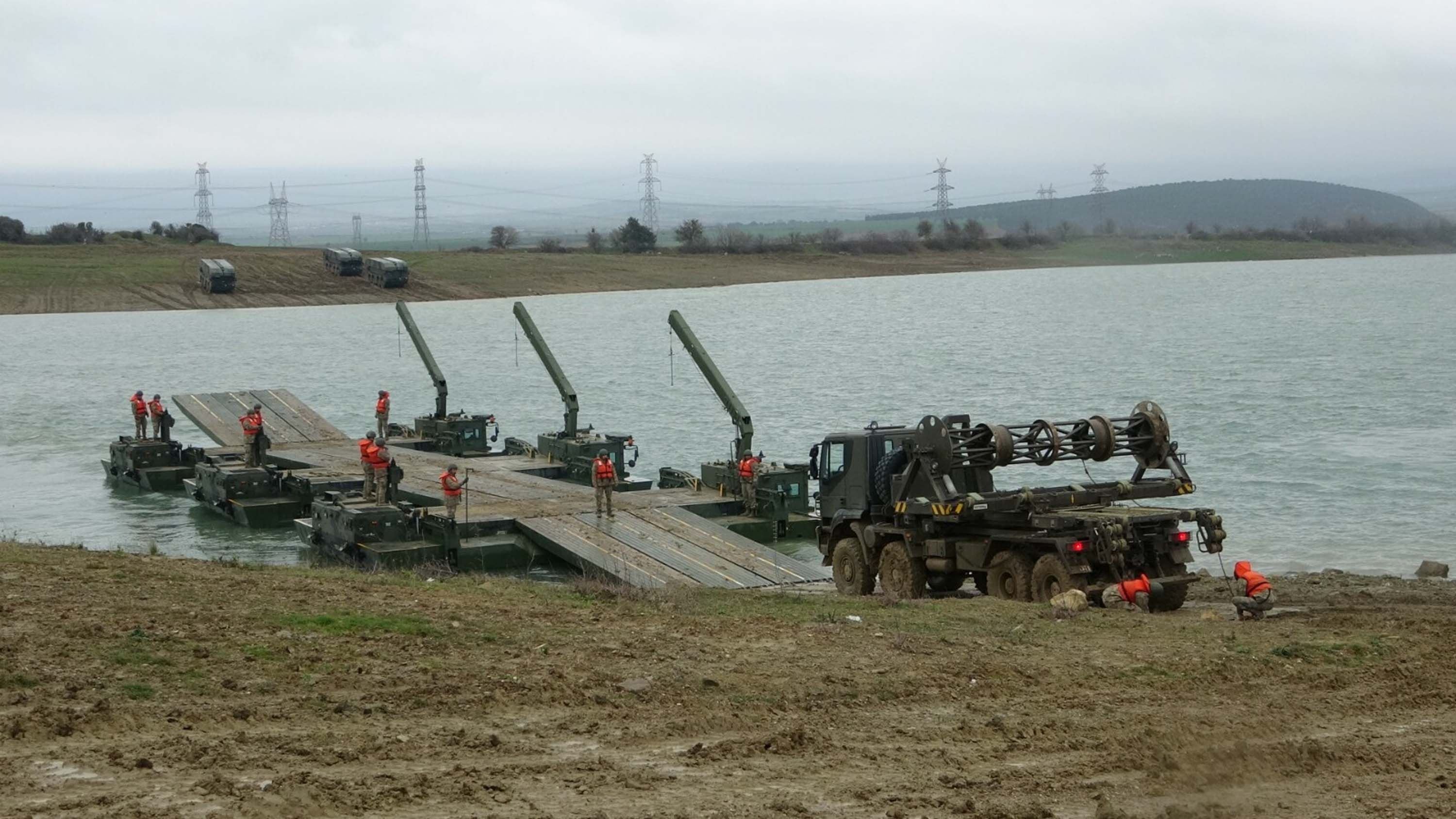 TSK Drone ile Sisleme Çalışması