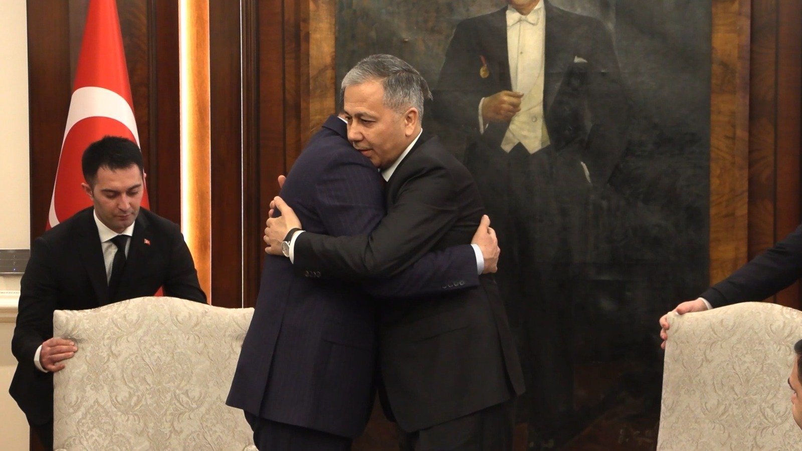 İçişleri Bakanlığı devir teslim töreni katılımcıları