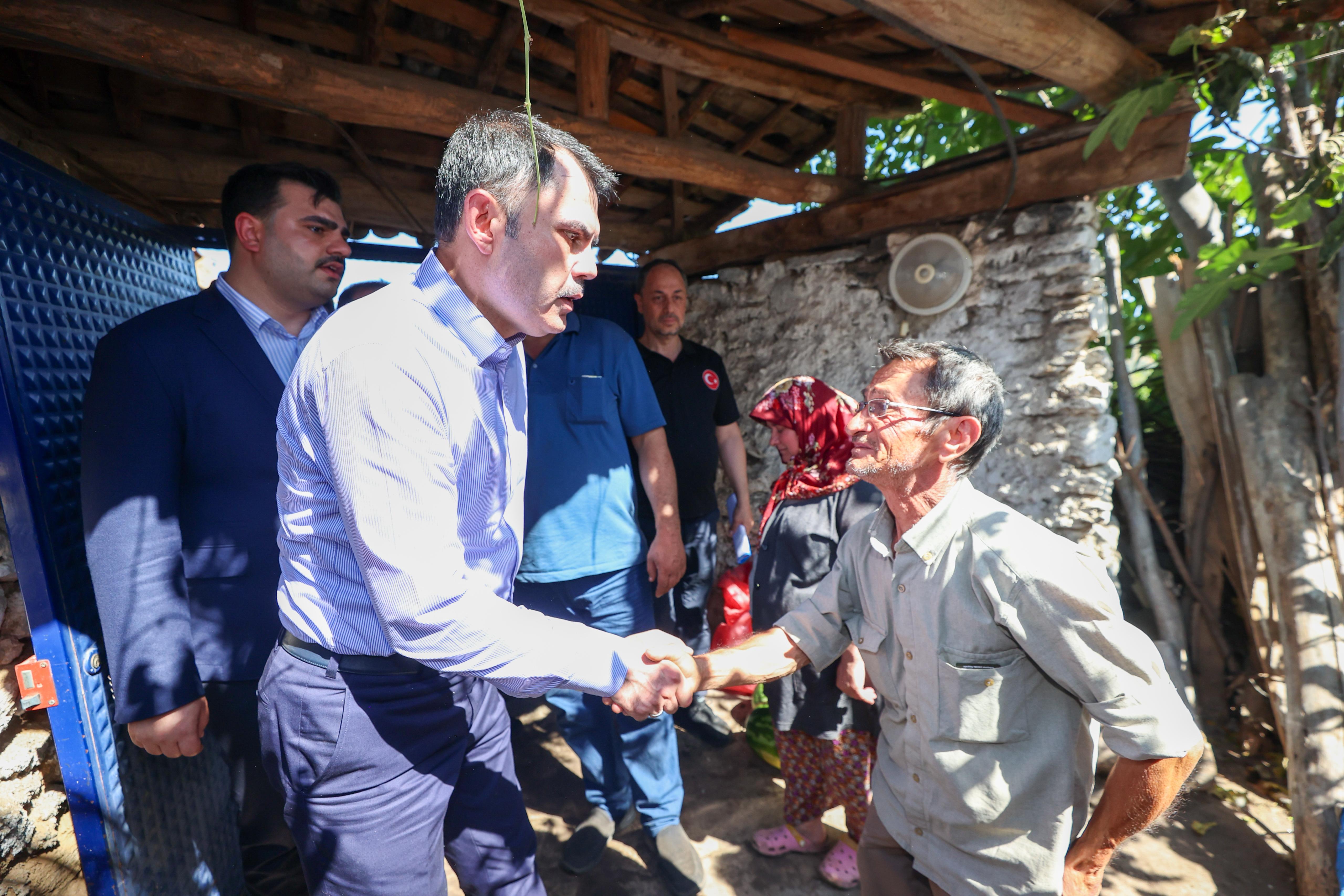 Bakan Murat Kurum Cavit Özer ile