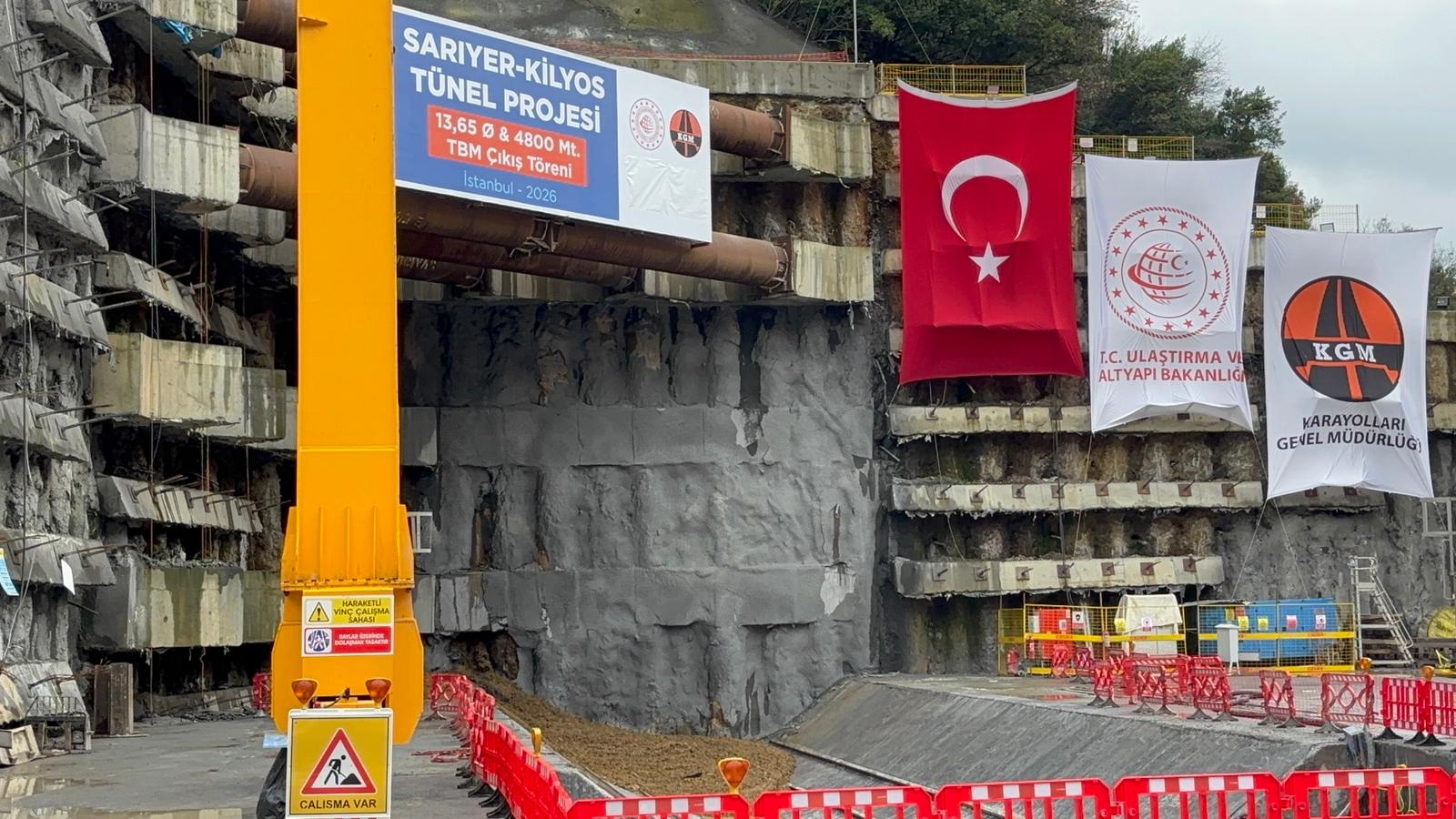 Sarıyer-Kilyos Tünel Projesi Haritası
