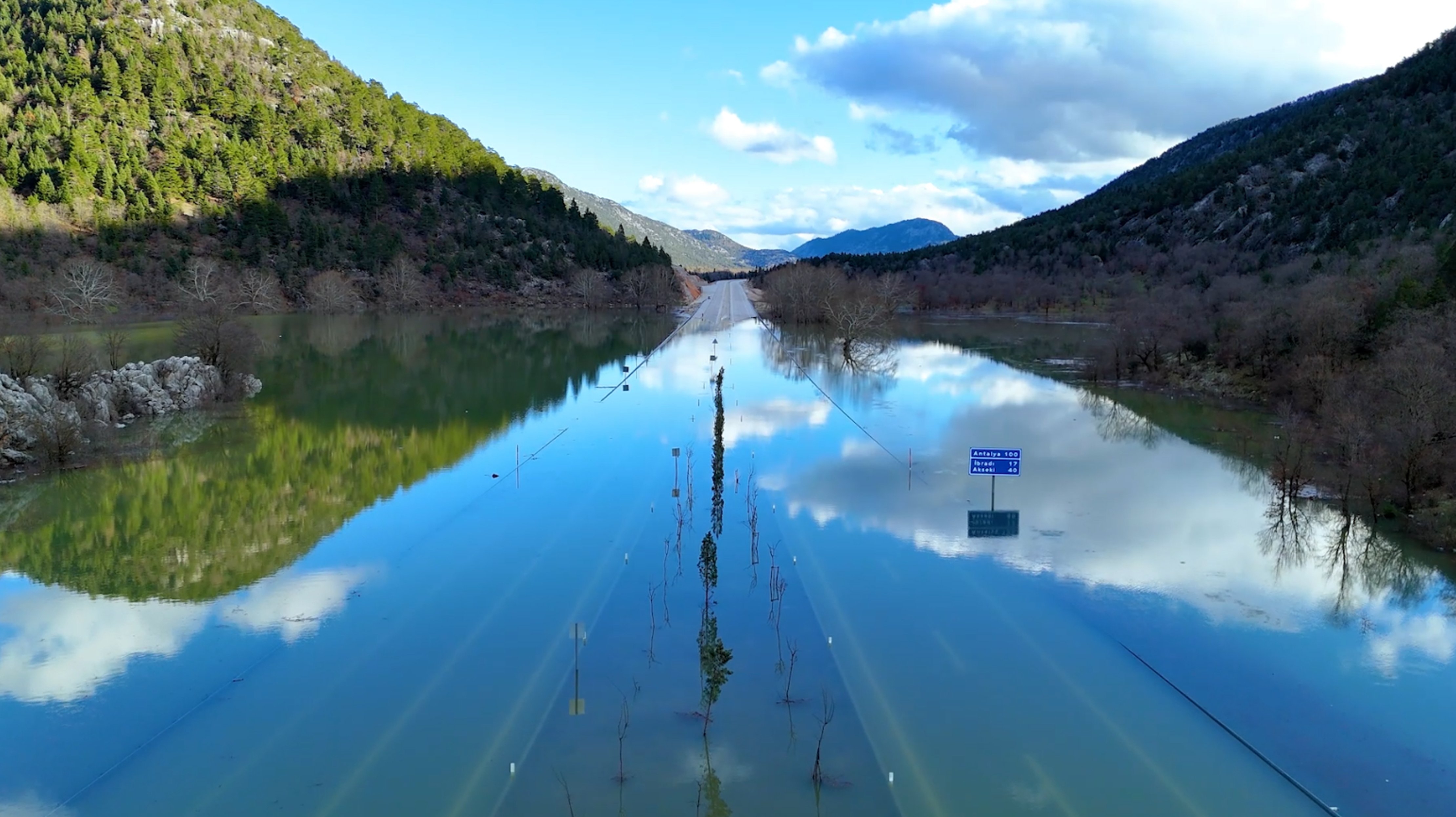 Antalya İbradı su baskını