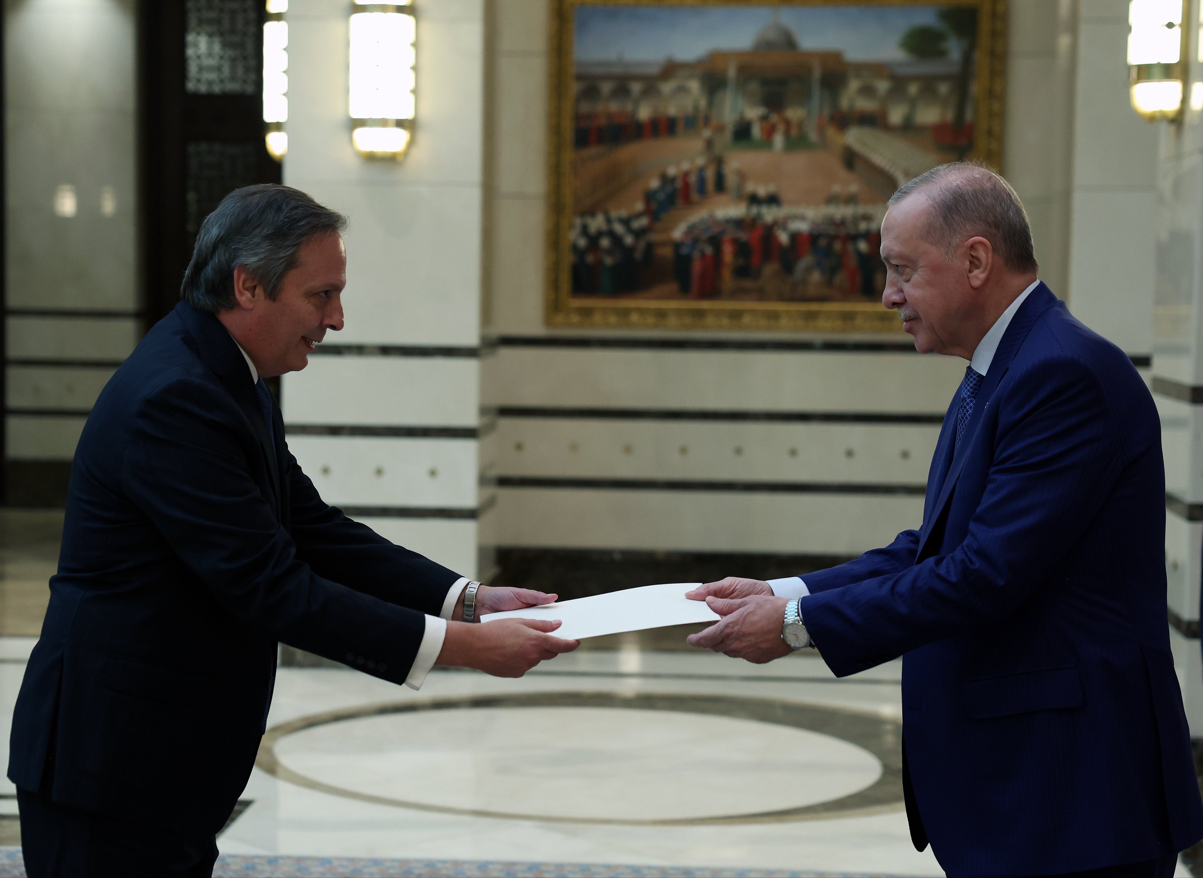 Cumhurbaşkanı Erdoğan Konuşma Yapıyor