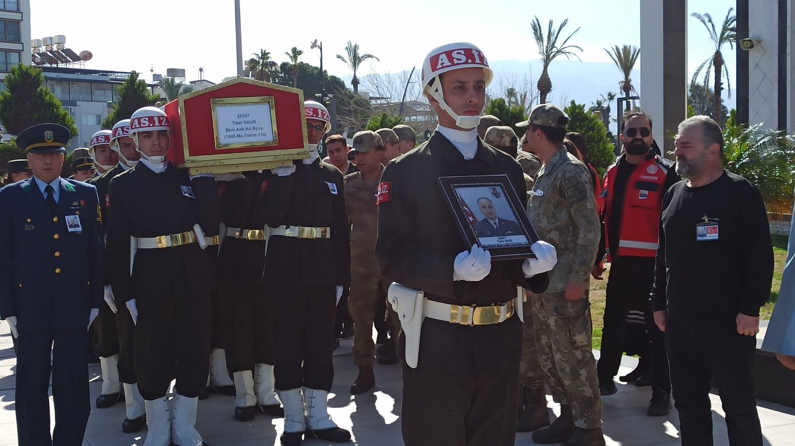 Şehit Astsubay Talat Okur Cenaze Töreni