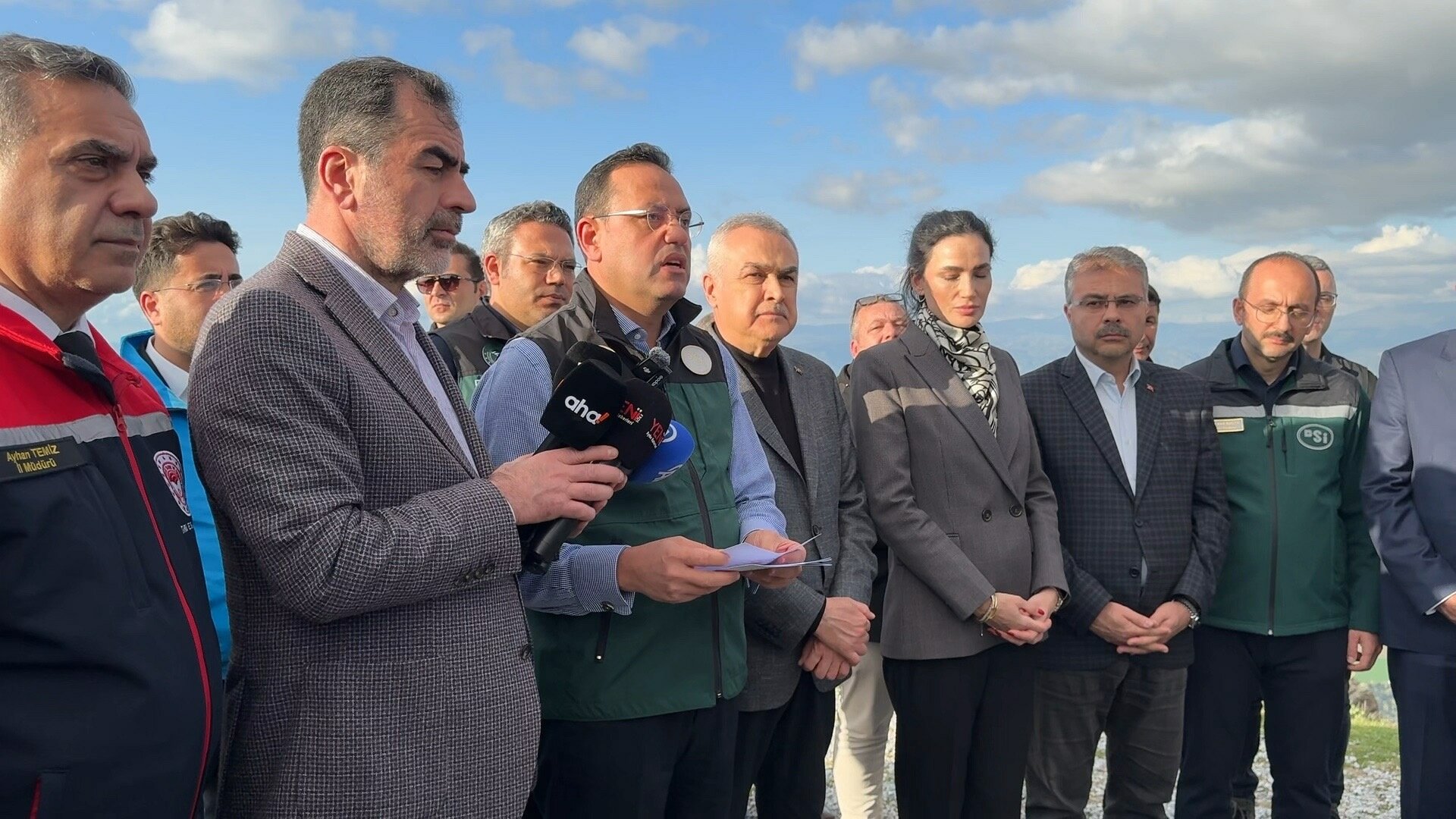 Bakan Yardımcısı Gizligider ve Beraberindeki Heyet