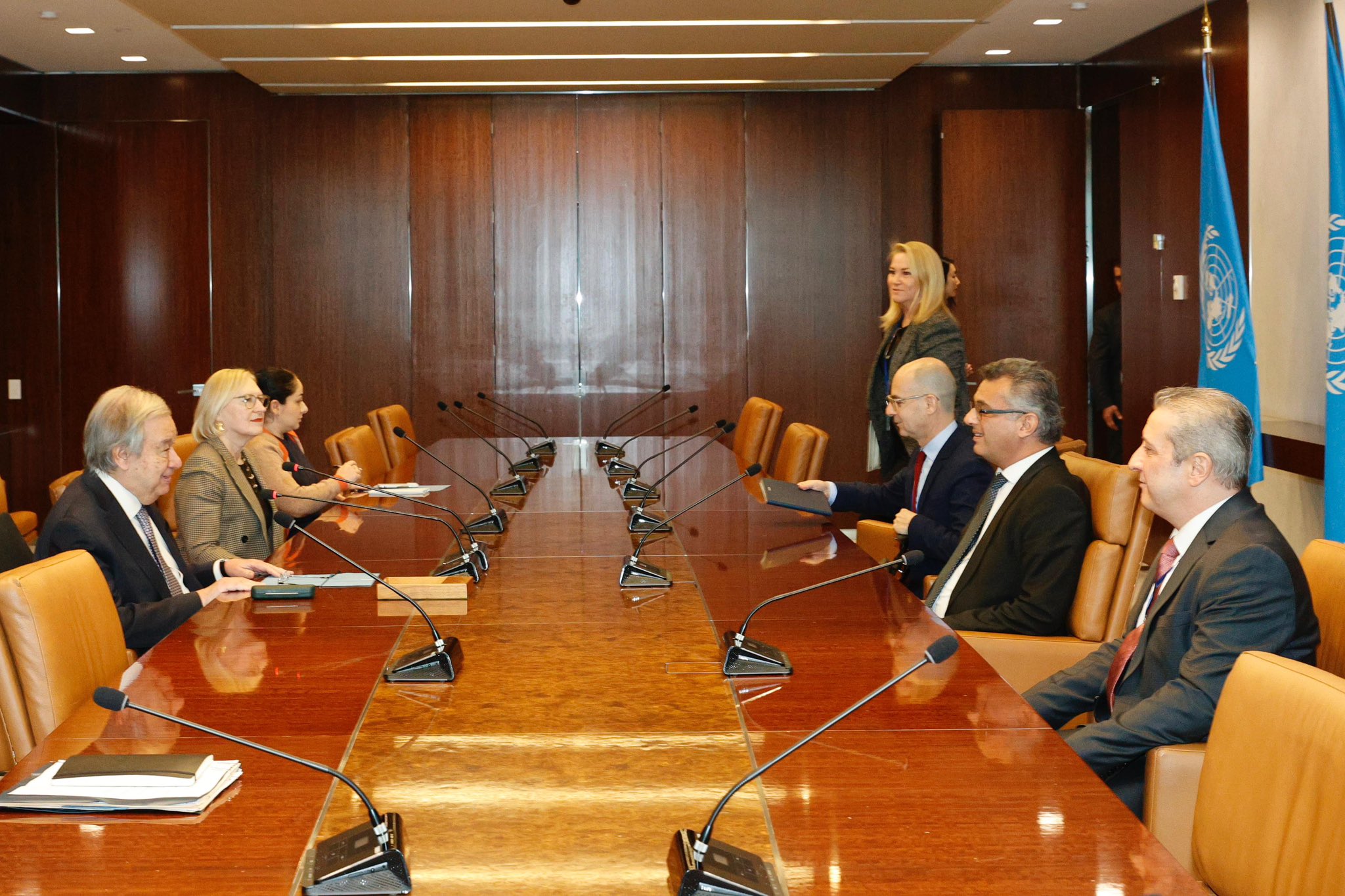 KKTC Cumhurbaşkanı Tufan Erhürman BM Genel Sekreteri Guterres